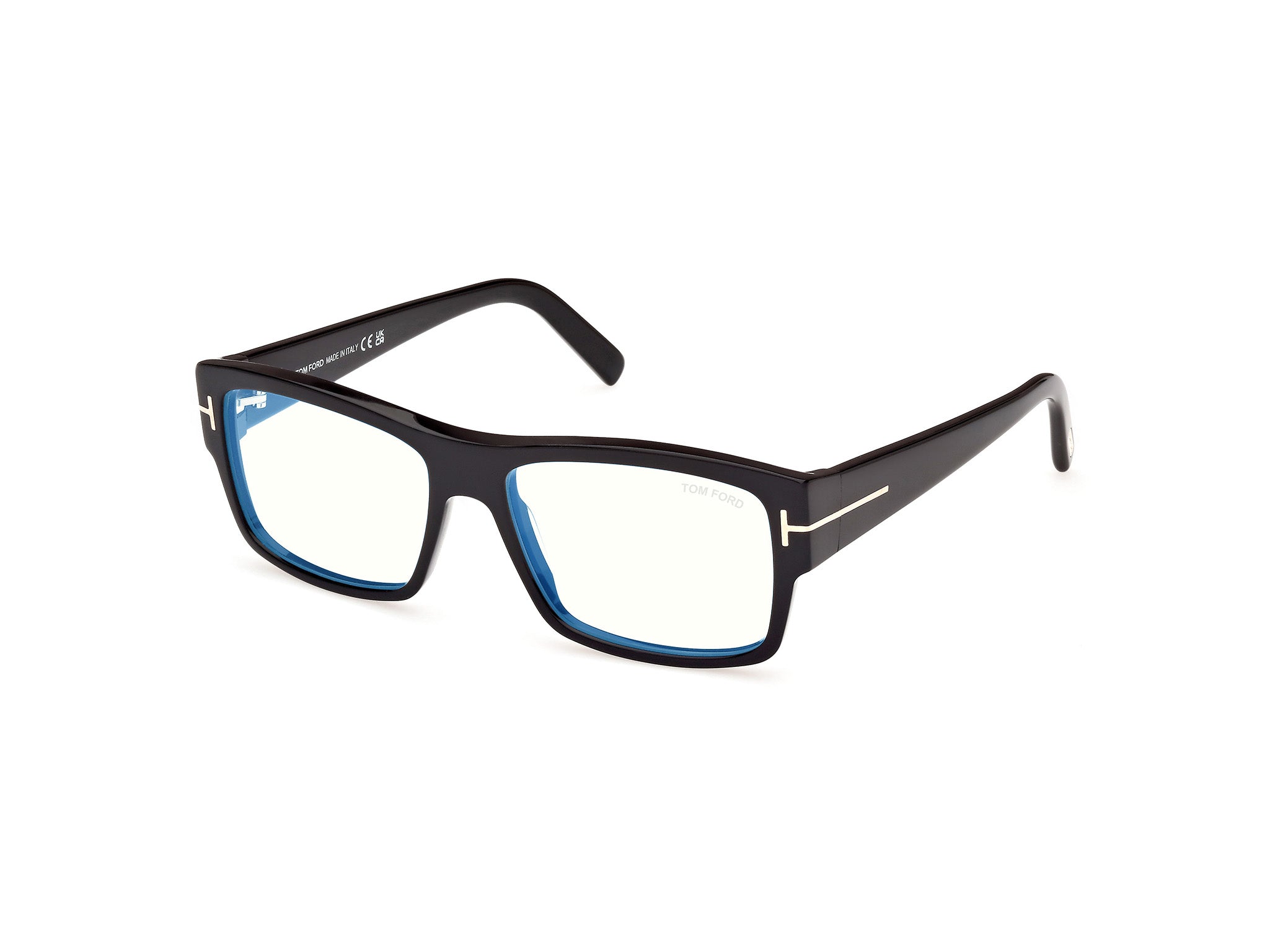 0889214488619 - TOM FORD Unisex FT5941-B 1 Rahmen von BRILLEN Acetat Schwarz  Quadratisch Normal