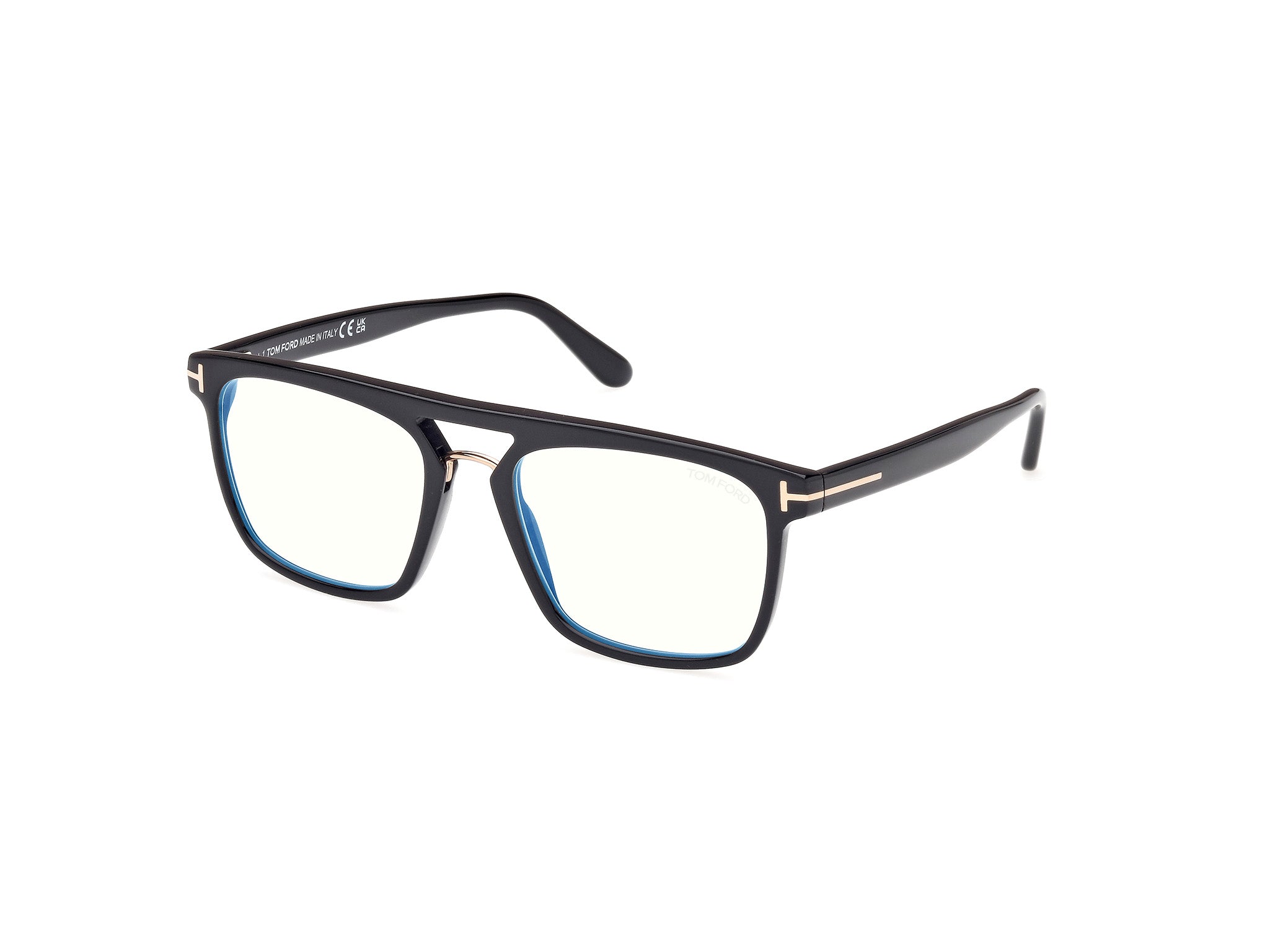 0889214488640 - TOM FORD Herren FT5942-B 1 Rahmen von BRILLEN Acetat Schwarz  Quadratisch Normal