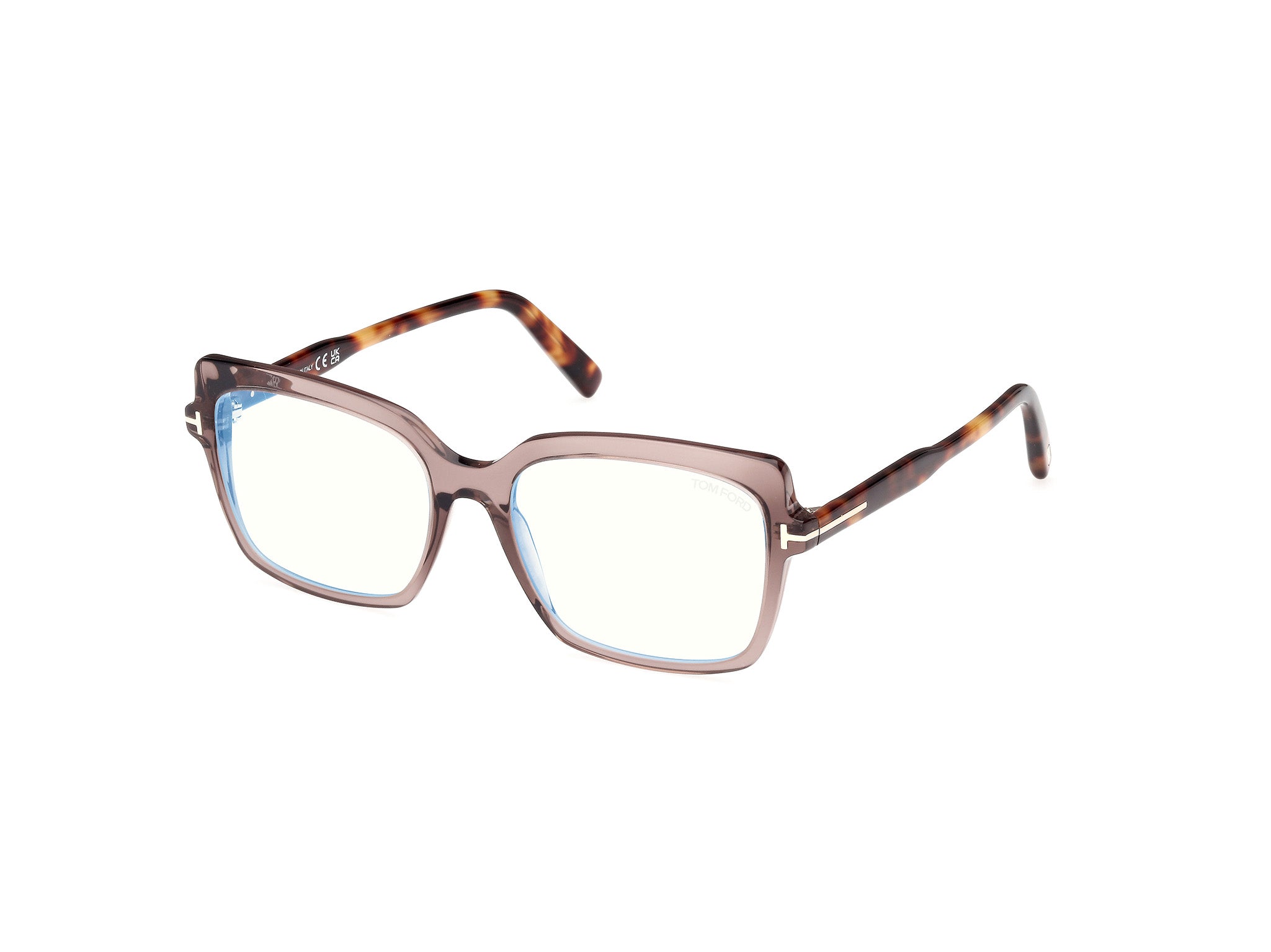 0889214488787 - TOM FORD Frau FT5947-B 48 Rahmen von BRILLEN Acetato Marrone  Schmetterling Normal