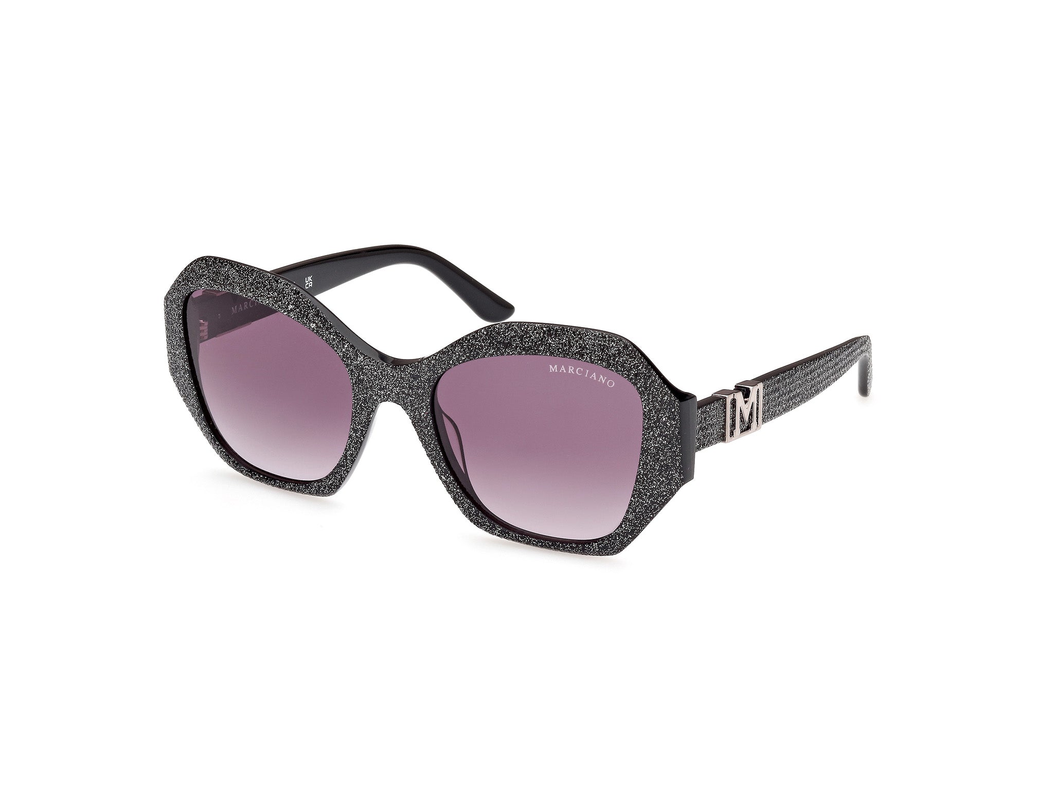 0889214490377 - Damen GM00007 01B Gläser SONNENBRILLEN Acetat Schwarz Rauch Cat Eye Normal Schattiert