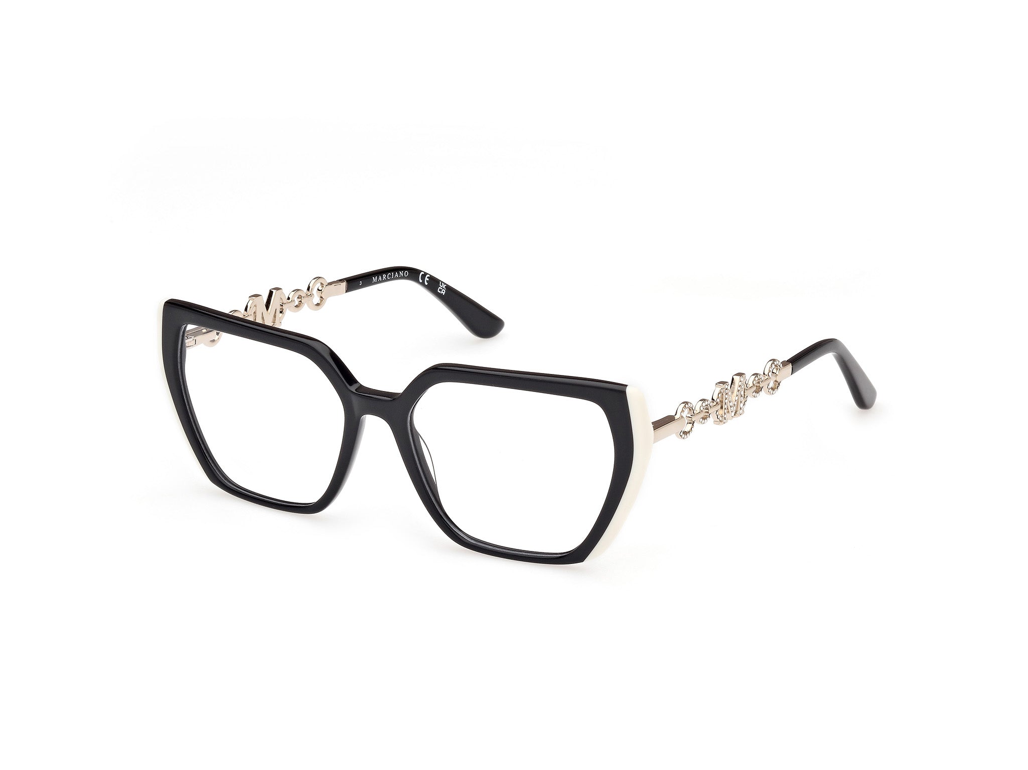 0889214490599 - Damen GM50005 1 Rahmen von BRILLEN Acetat Schwarz  Geometrisch Normal