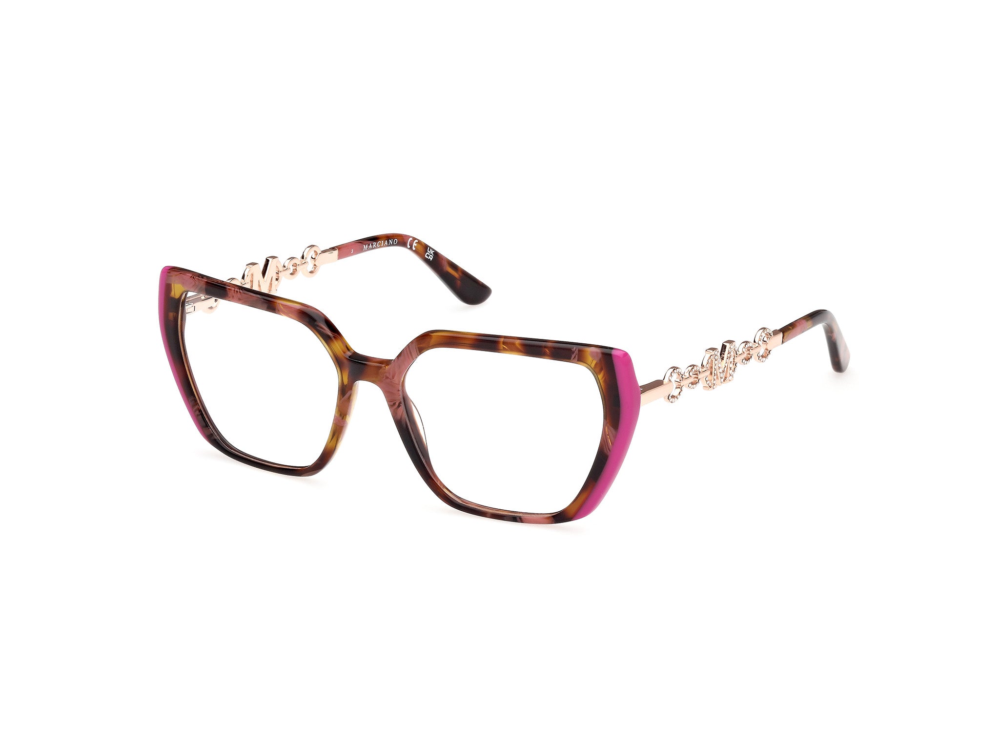 0889214490612 - Damen GM50005 83 Rahmen von BRILLEN Acetat Violett  Geometrisch Normal