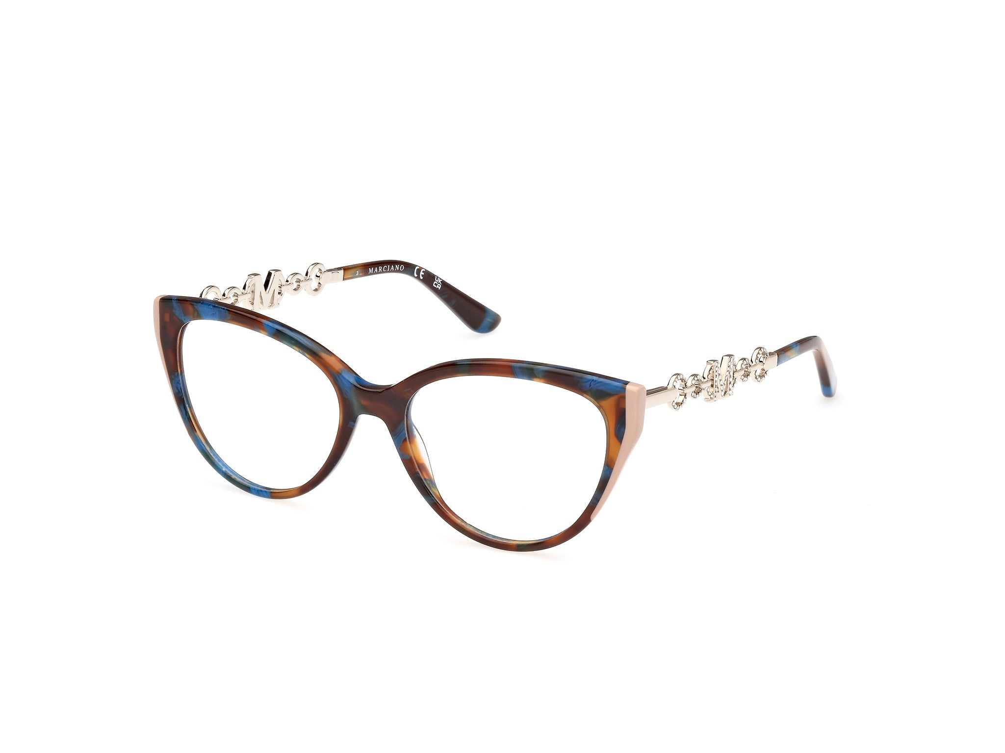 0889214490629 - Damen GM50006 92 Rahmen von BRILLEN Acetat Blau  Geometrisch Normal