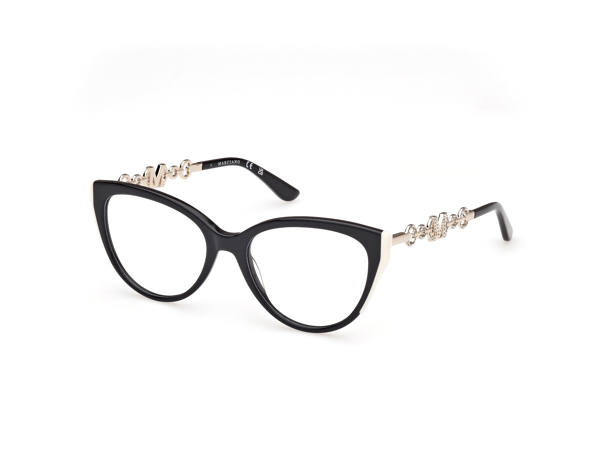 0889214490636 - Frau GM50006 001 Rahmen von BRILLEN Acetato Nero  Katzenauge Normal