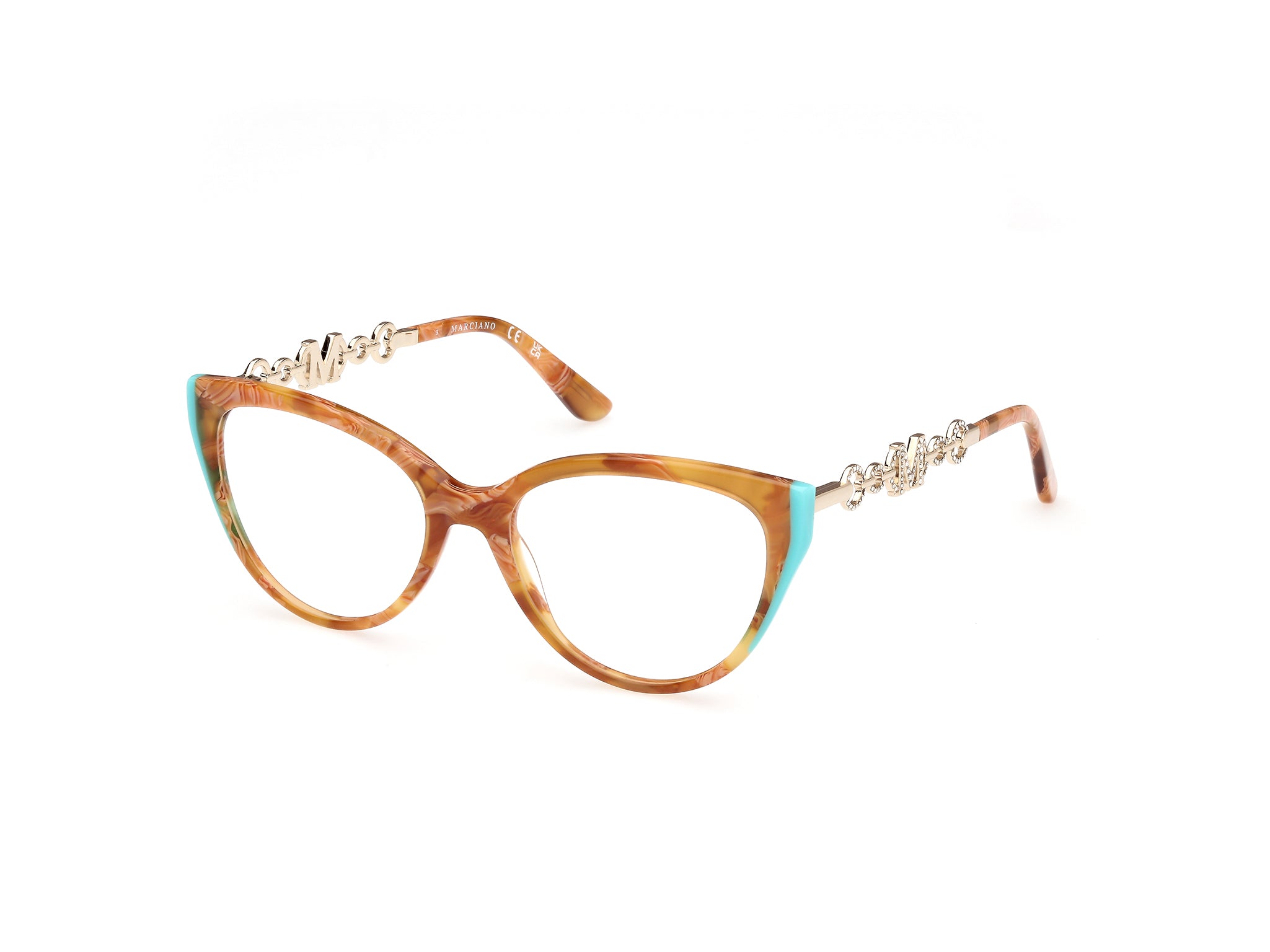 0889214490643 - Frau GM50006 056 Rahmen von BRILLEN Acetato Havana  Katzenauge Normal