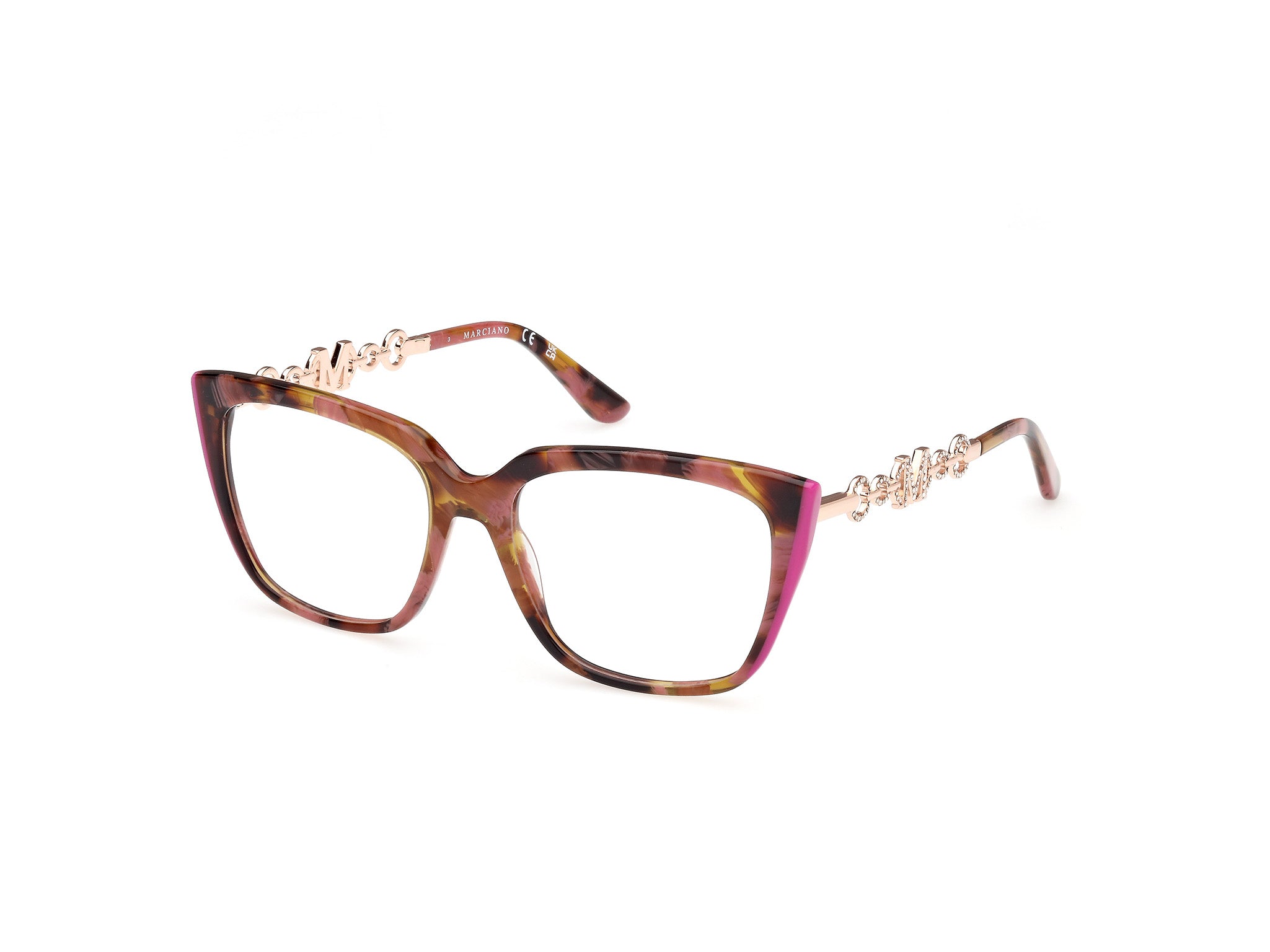 0889214490698 - Damen GM50007 83 Rahmen von BRILLEN Acetat Violett  Quadratisch Normal