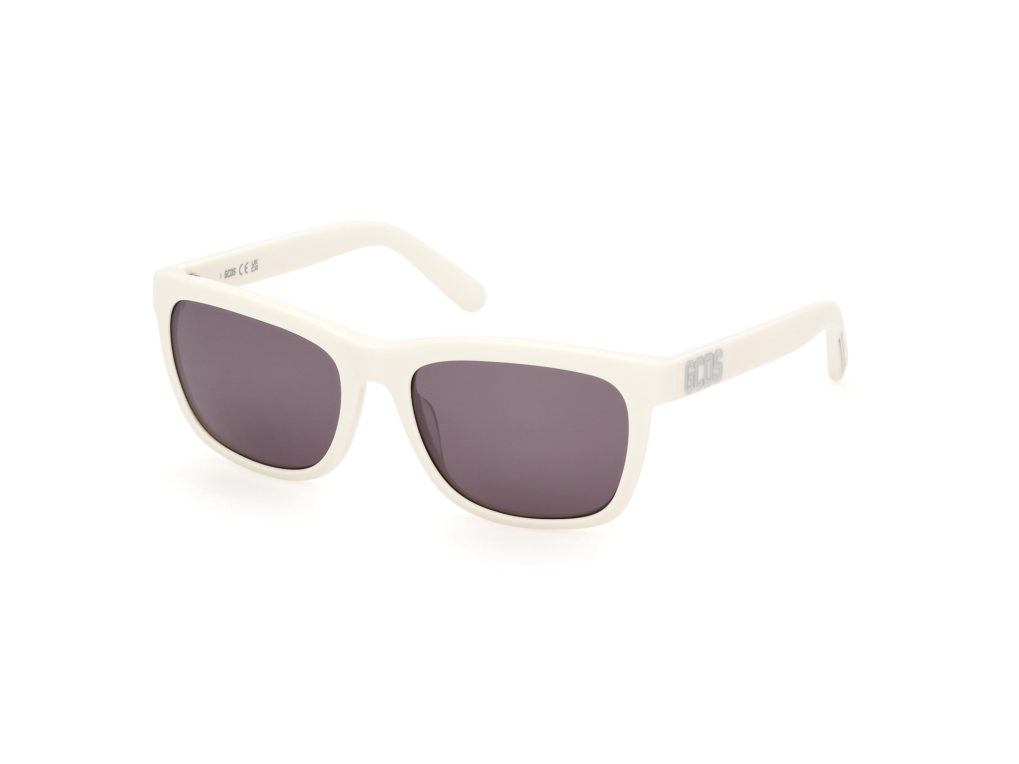 0889214497253 - Unisex GD0049 21C Gläser SONNENBRILLEN Acetat Weiß Rauch Quadratisch Normal