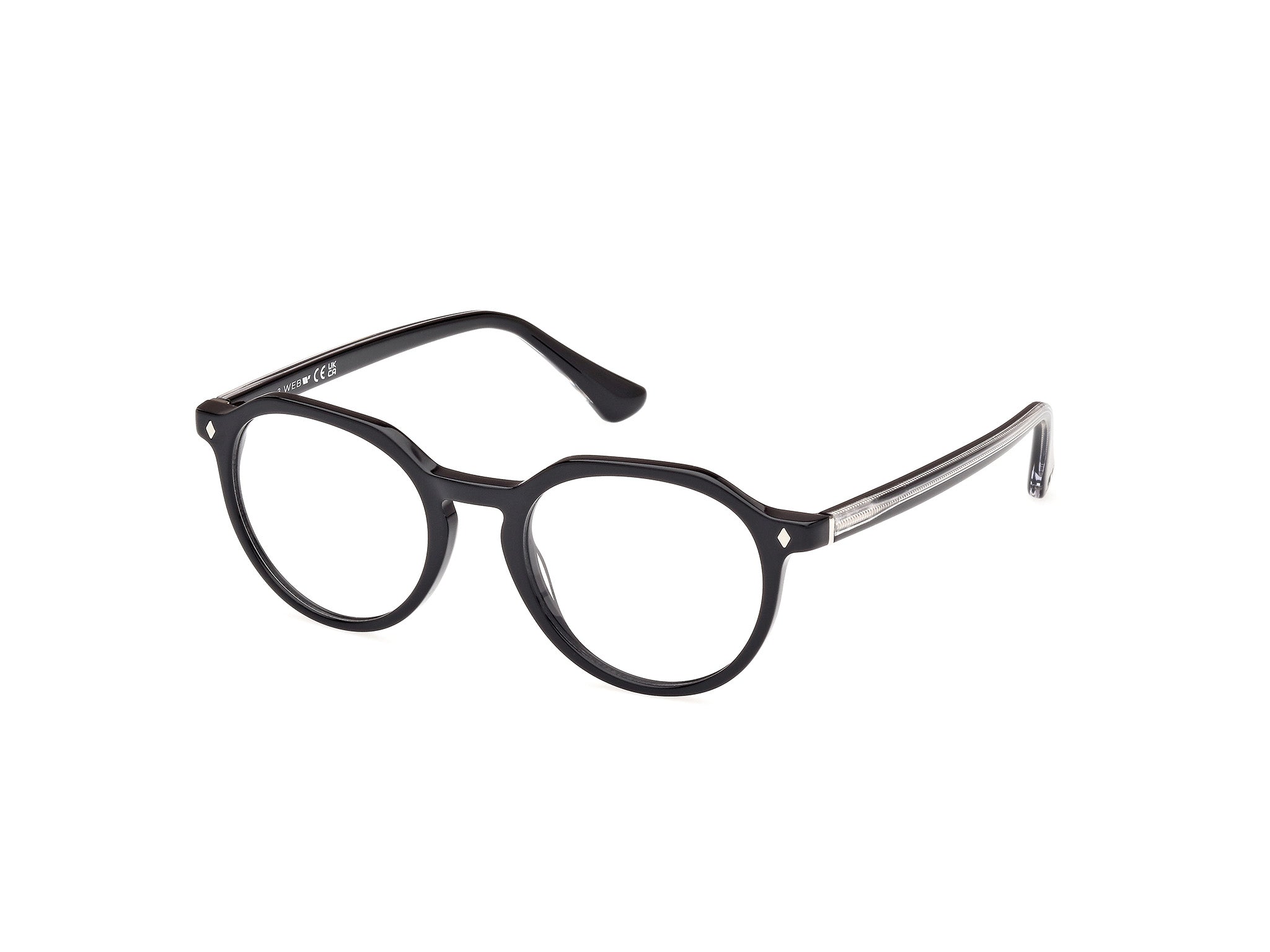 0889214499745 - Herren WE5427 1 Rahmen von BRILLEN Acetat Schwarz  Rund Normal