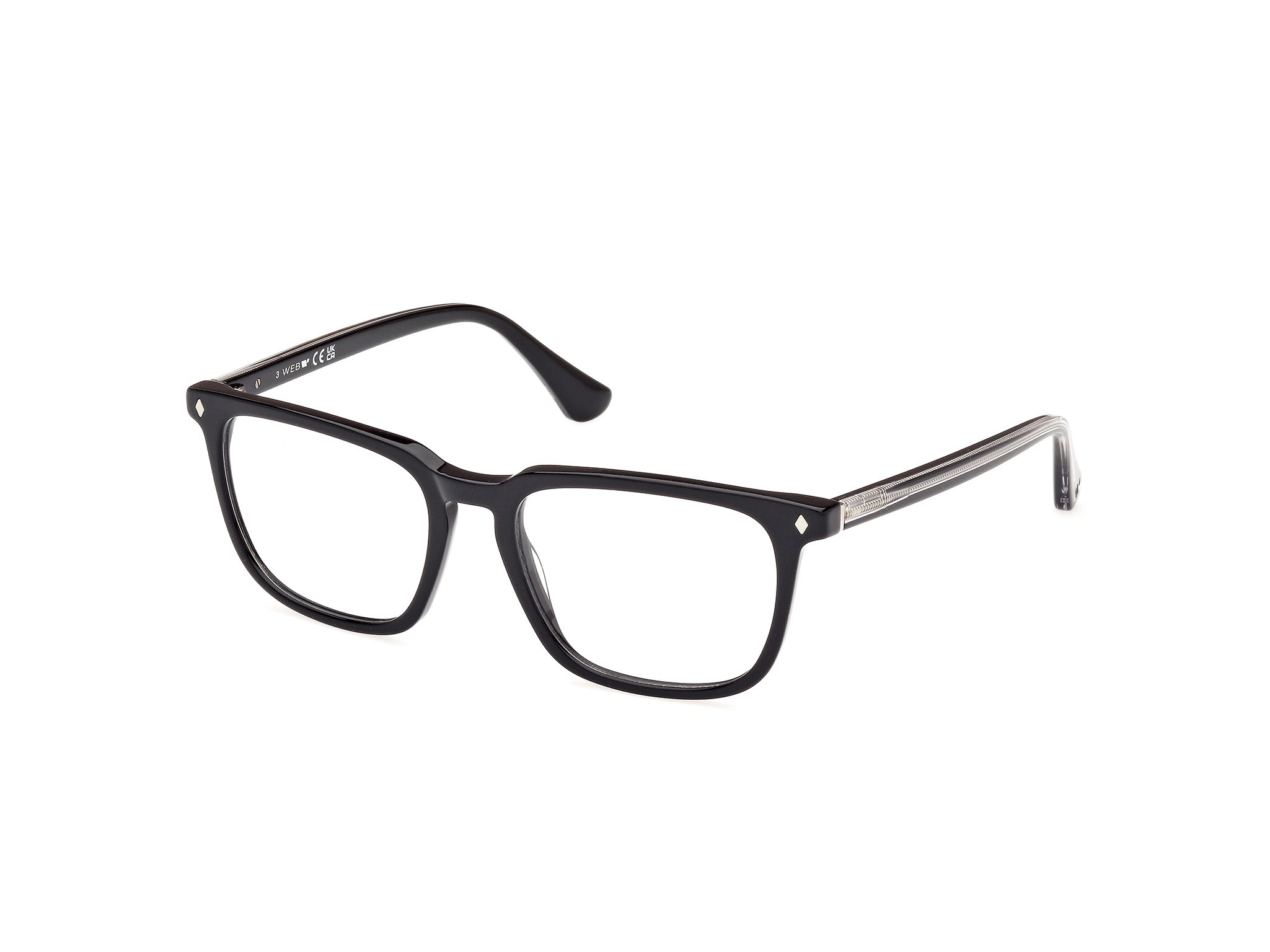 0889214499899 - Herren WE5430 1 Rahmen von BRILLEN Acetat Schwarz  Quadratisch Normal