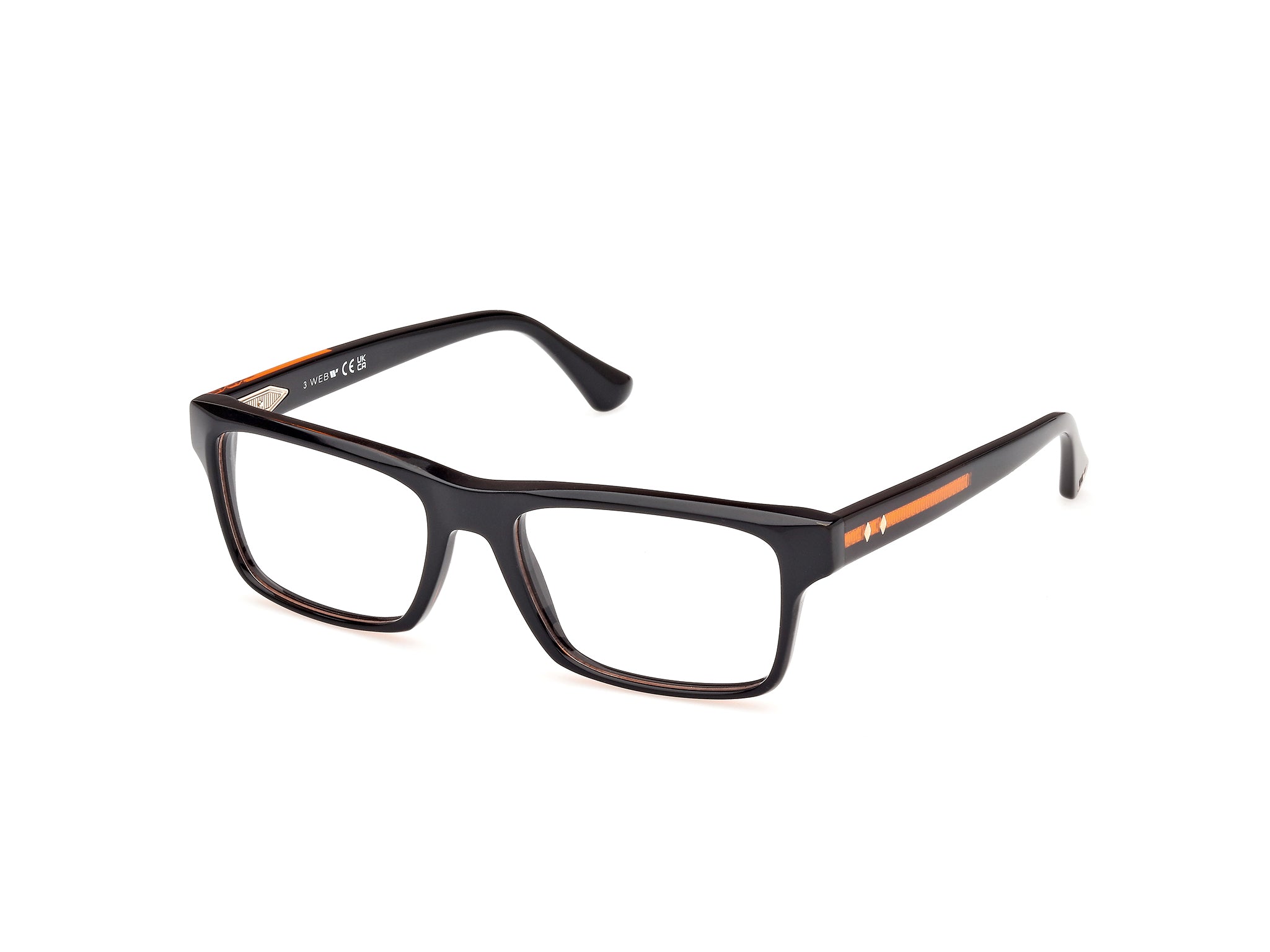 0889214499981 - Herren WE5432 5 Rahmen von BRILLEN Acetat Schwarz  Quadratisch Normal