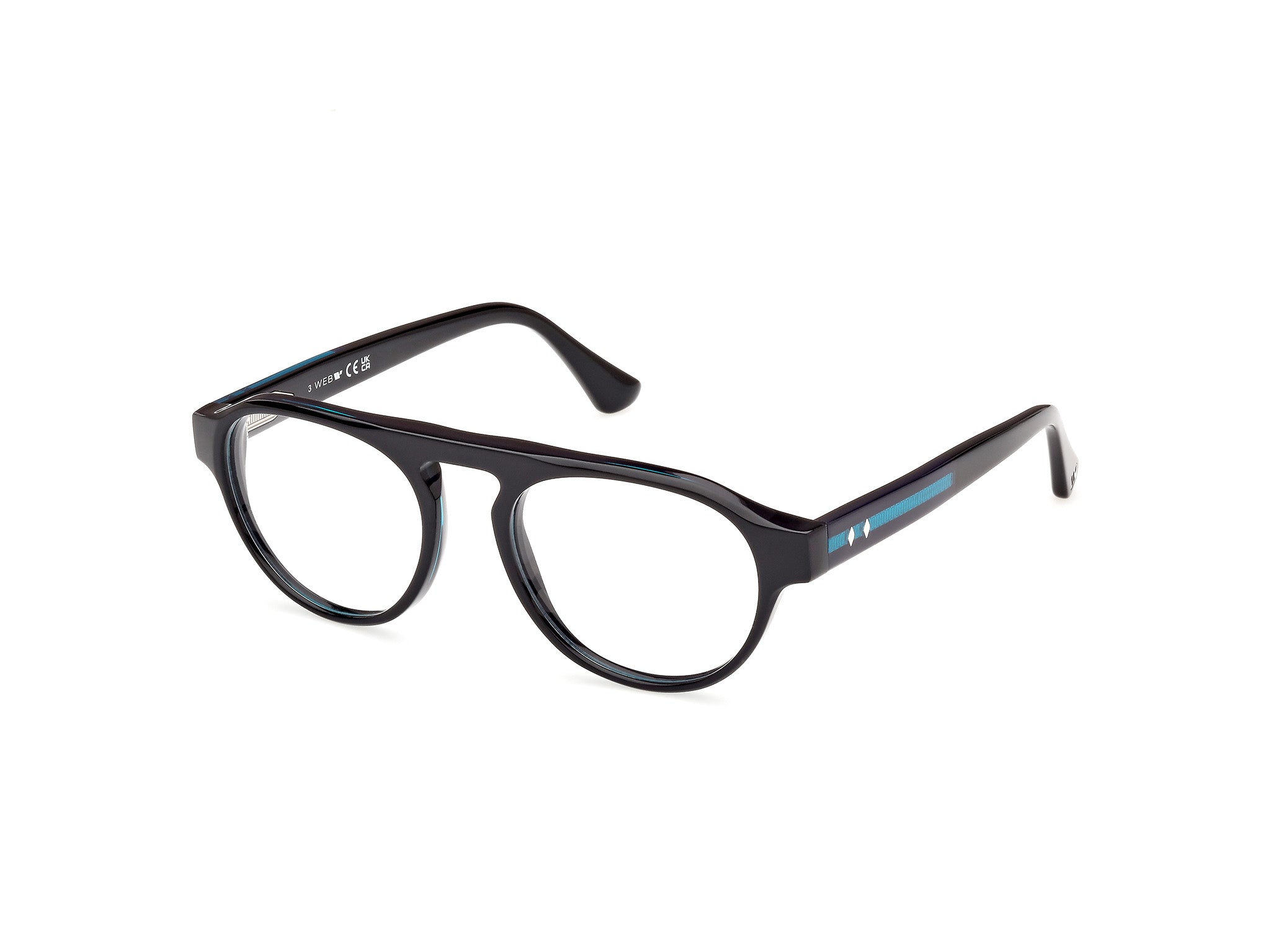 0889214500069 - Herren WE5433 5 Rahmen von BRILLEN Acetat Schwarz  Rund Normal