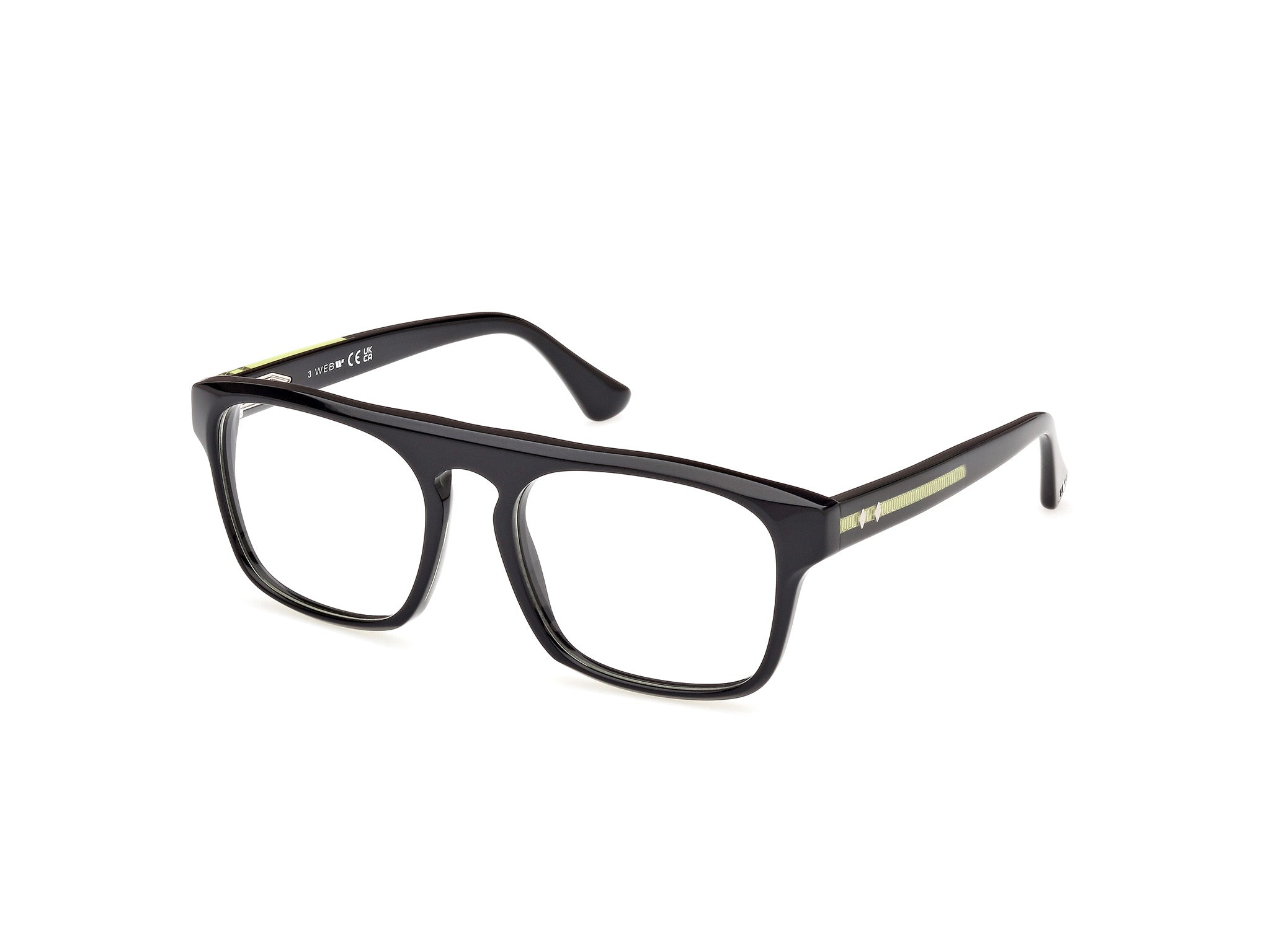 0889214500113 - Herren WE5434 5 Rahmen von BRILLEN Acetat Schwarz  Quadratisch Normal