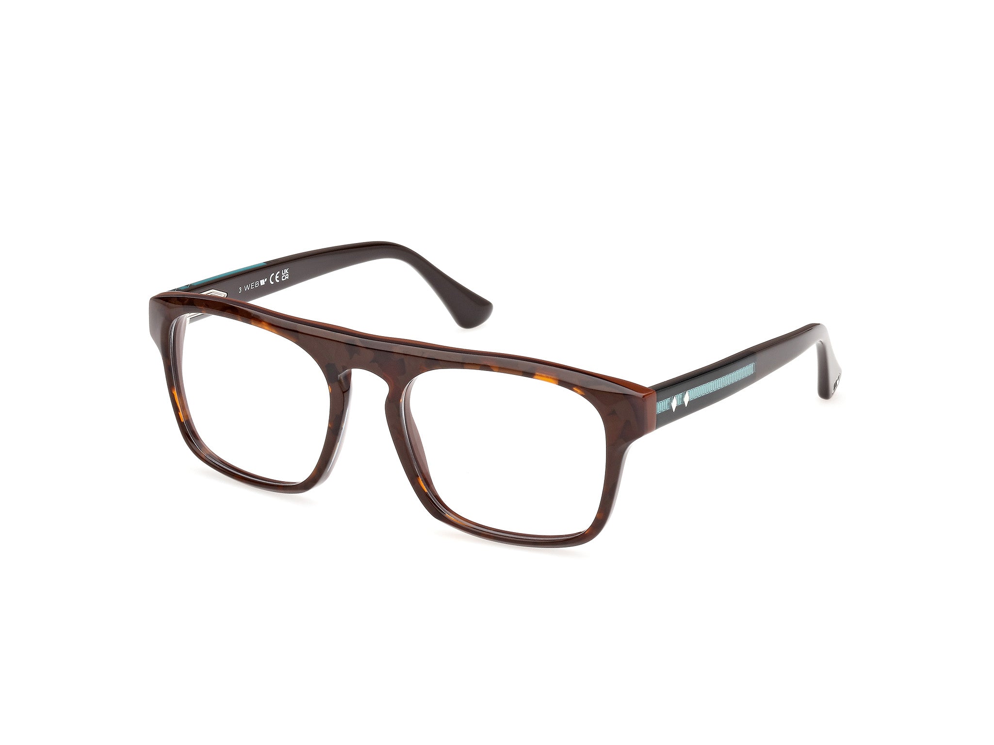 0889214500120 - Herren WE5434 52 Rahmen von BRILLEN Acetat Havanna  Quadratisch Normal