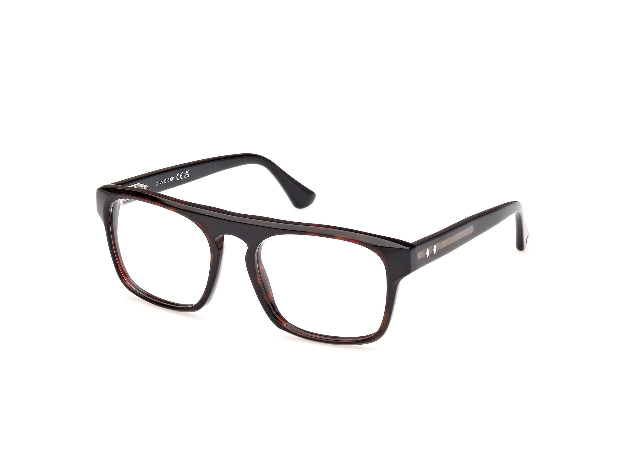 0889214500137 - Herren WE5434 56 Rahmen von BRILLEN Acetat Havanna  Quadratisch Normal