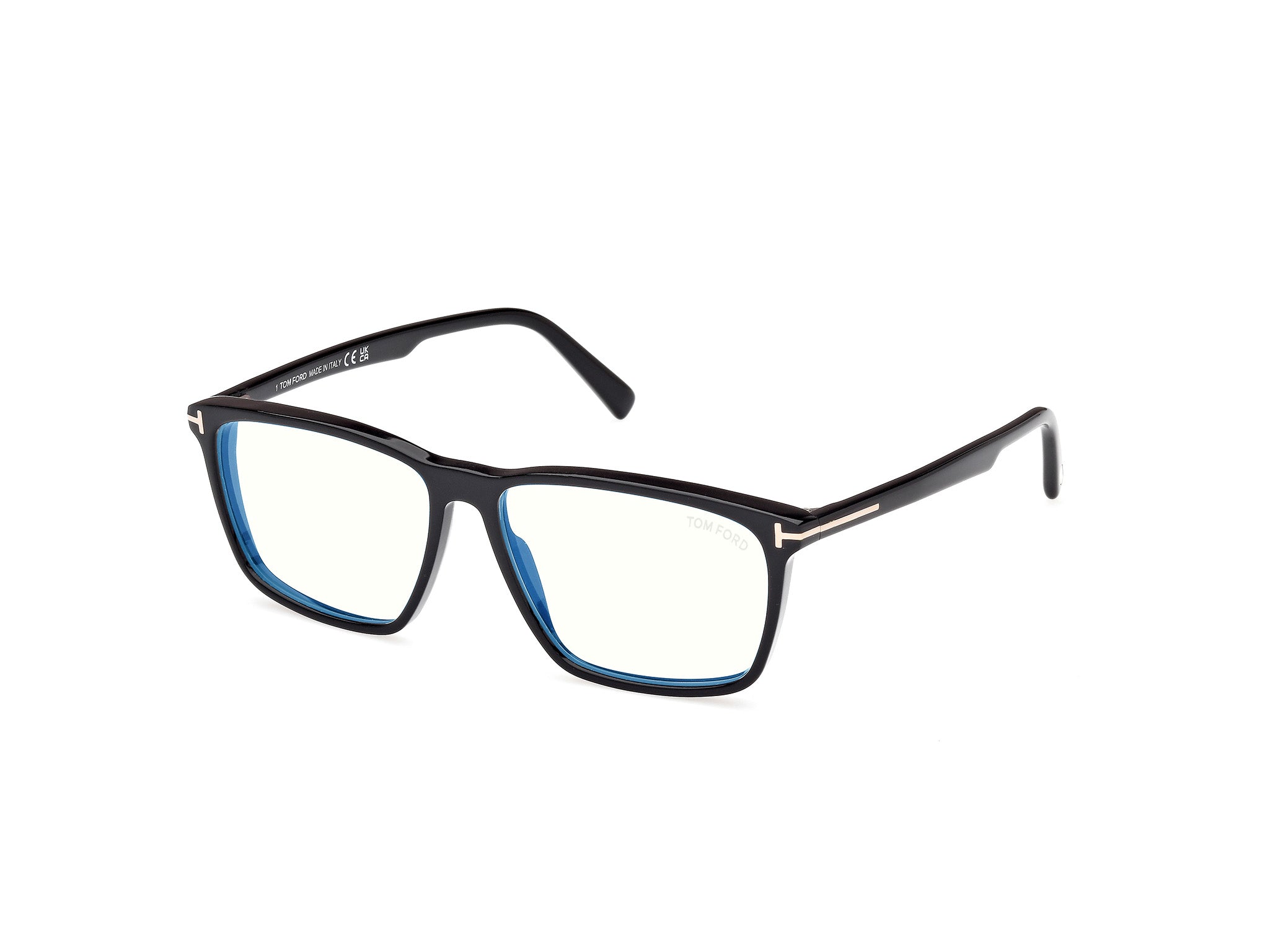 0889214500311 - TOM FORD Herren FT5959-B 1 Rahmen von BRILLEN Acetat Schwarz  Quadratisch Normal