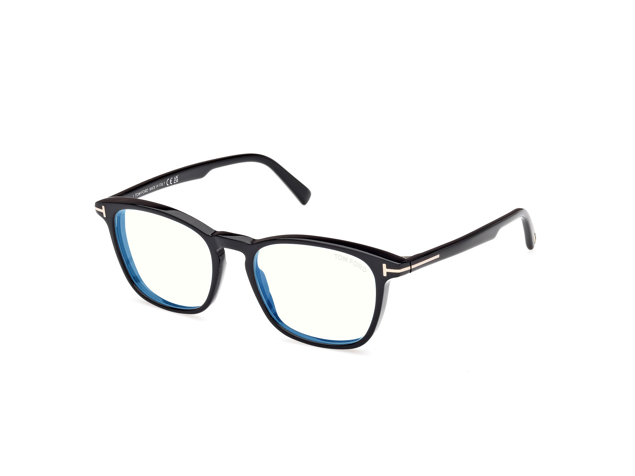 0889214500359 - TOM FORD Herren FT5960-B 1 Rahmen von BRILLEN Acetat Schwarz  Quadratisch Normal