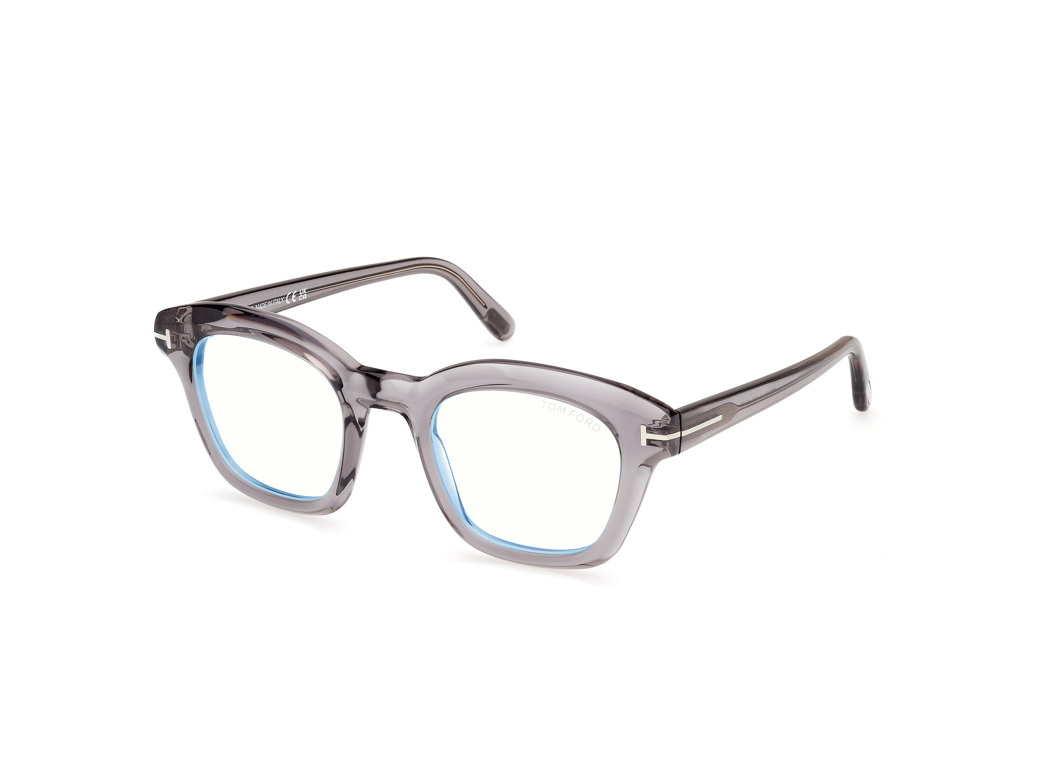 0889214500601 - TOM FORD Herren FT5961-B 20 Rahmen von BRILLEN Acetat Grau  Quadratisch Normal