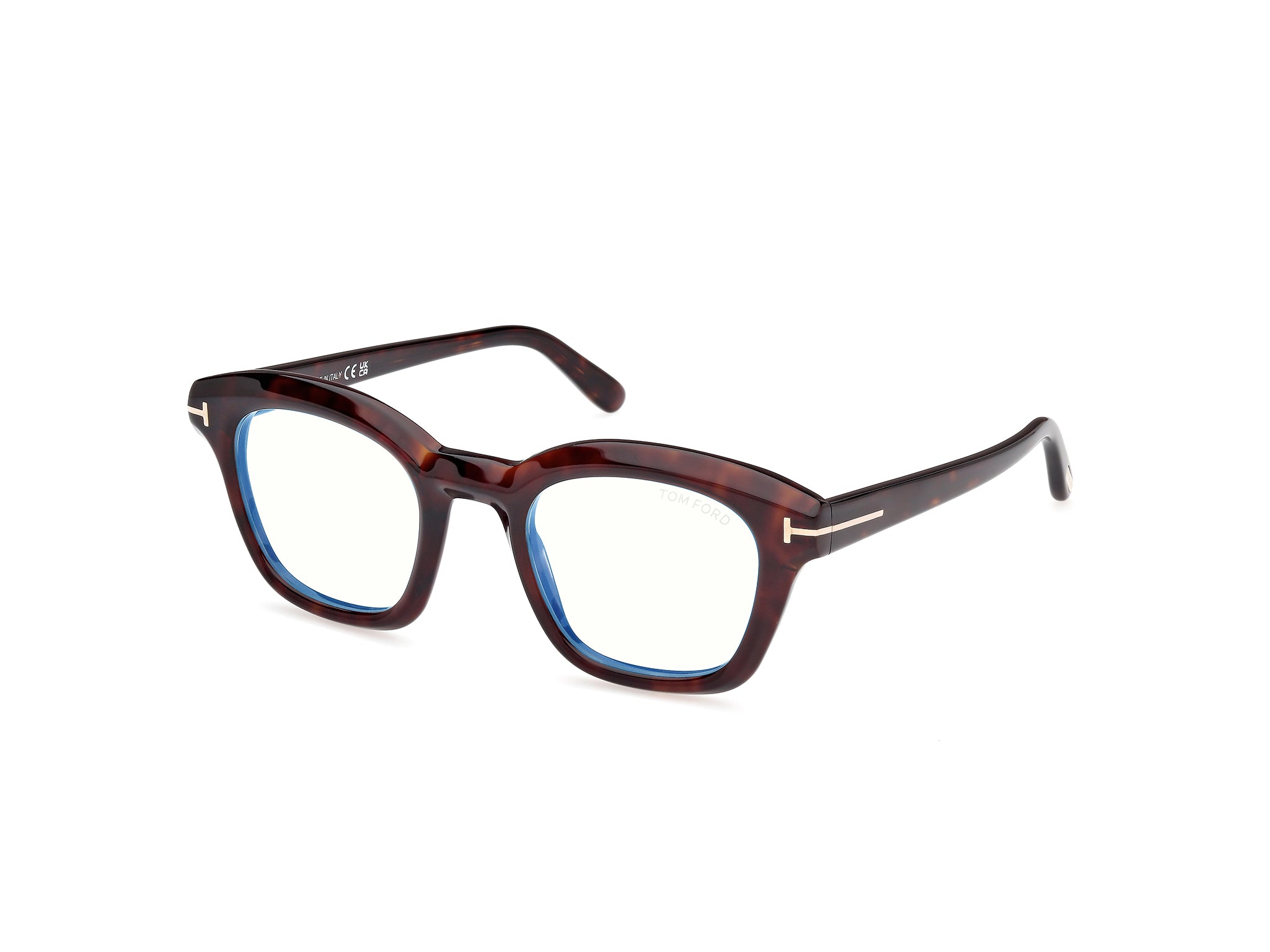 0889214500618 - TOM FORD Herren FT5961-B 52 Rahmen von BRILLEN Acetat Havanna  Quadratisch Normal