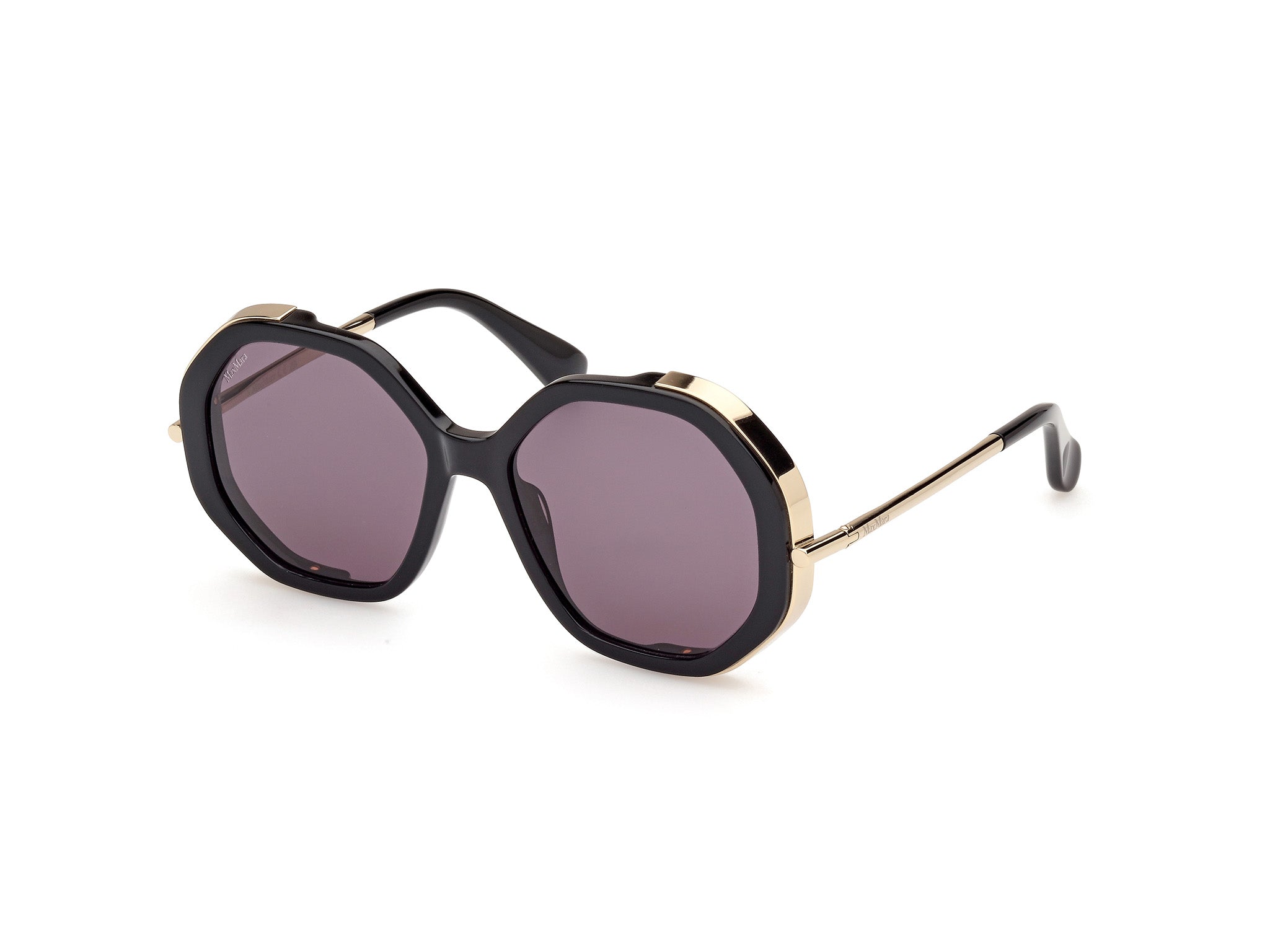 0889214501684 - Damen MM0094 LIZ 01A Gläser SONNENBRILLEN Acetat Schwarz Rauch Geometrisch Normal