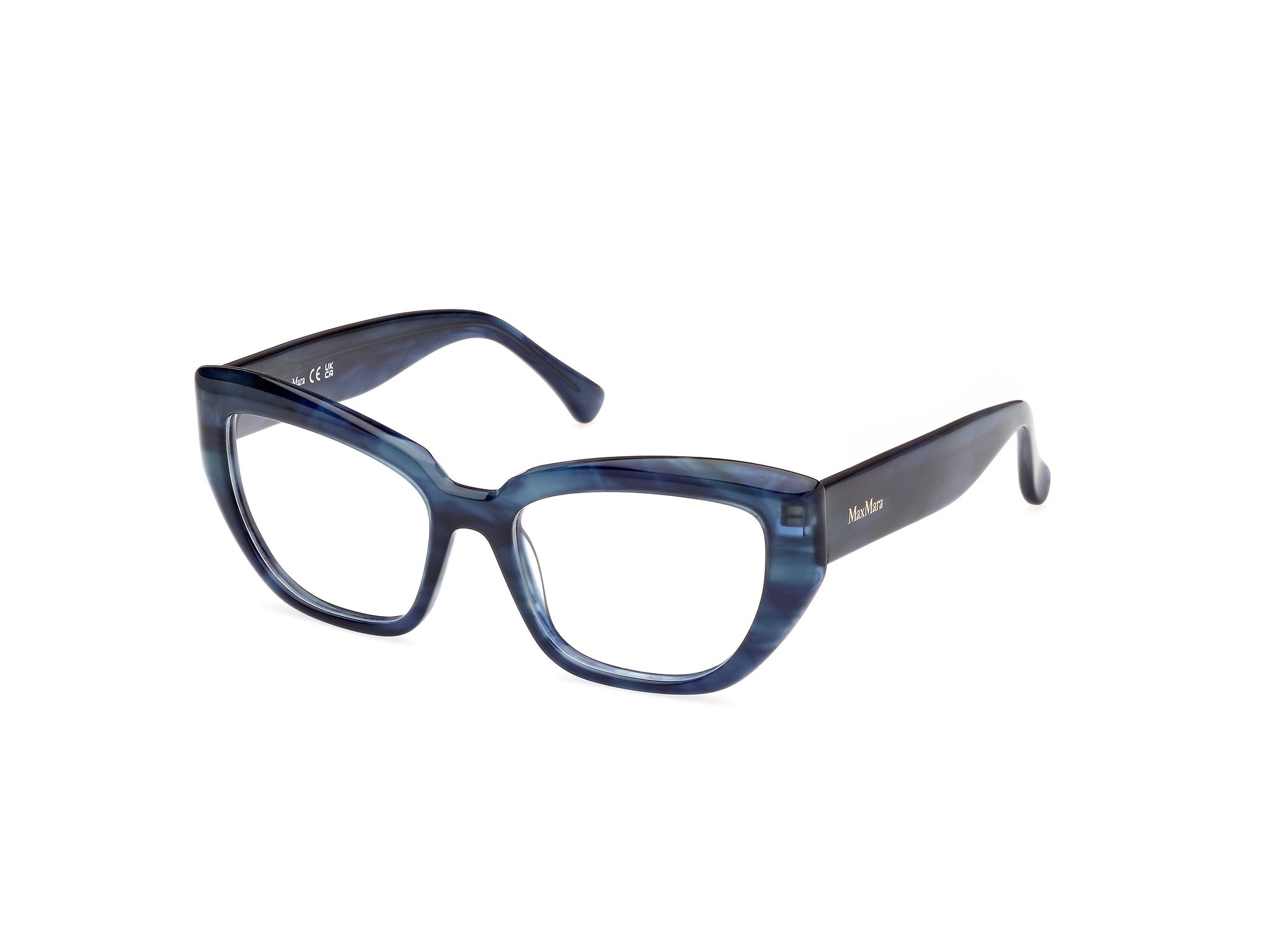 0889214502032 - Frau MM5135 092 Rahmen von BRILLEN Acetato Blu  Katzenauge Normal