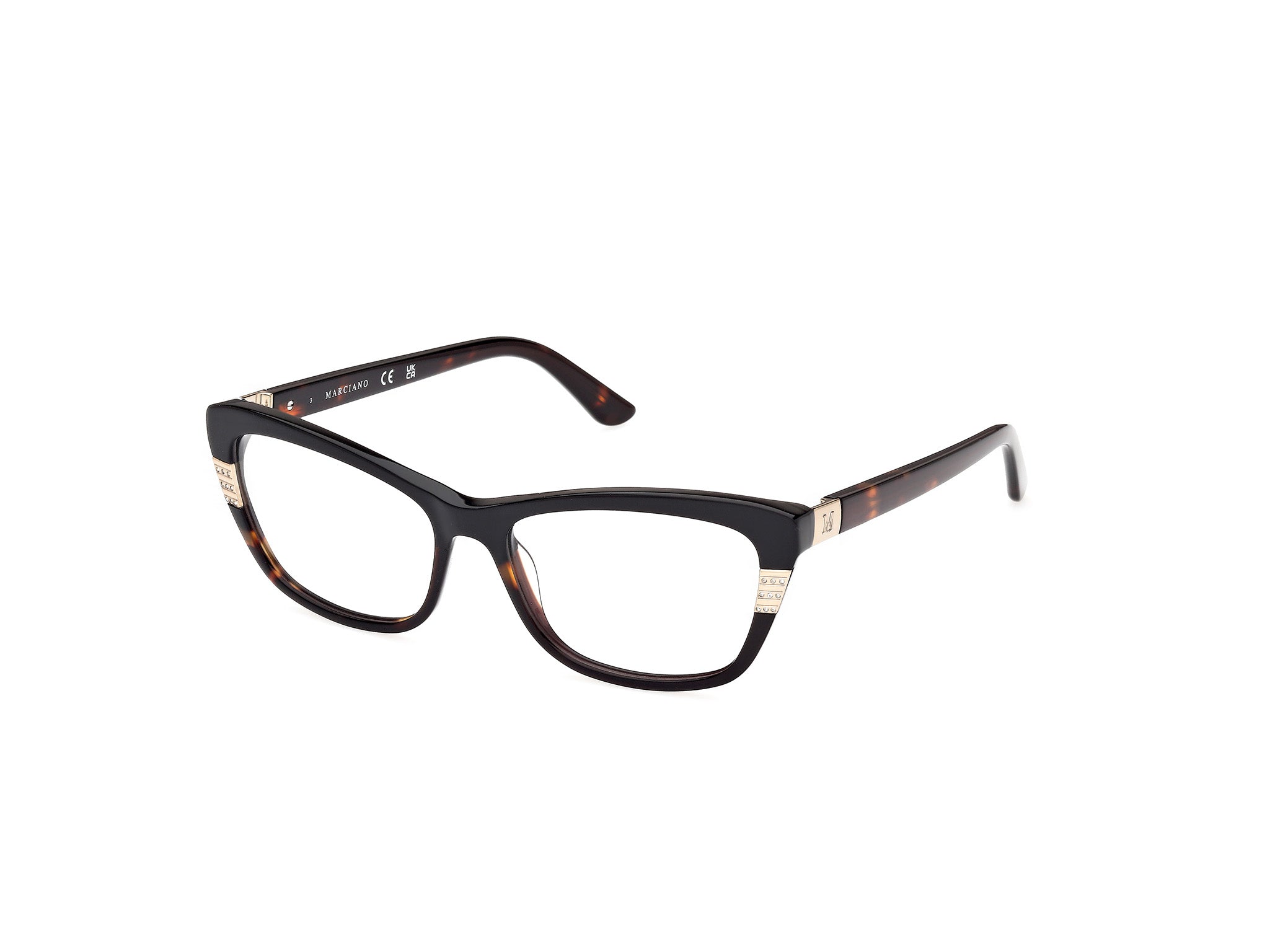 0889214509468 - Damen GM50010 5 Rahmen von BRILLEN Acetat Schwarz  Quadratisch Normal