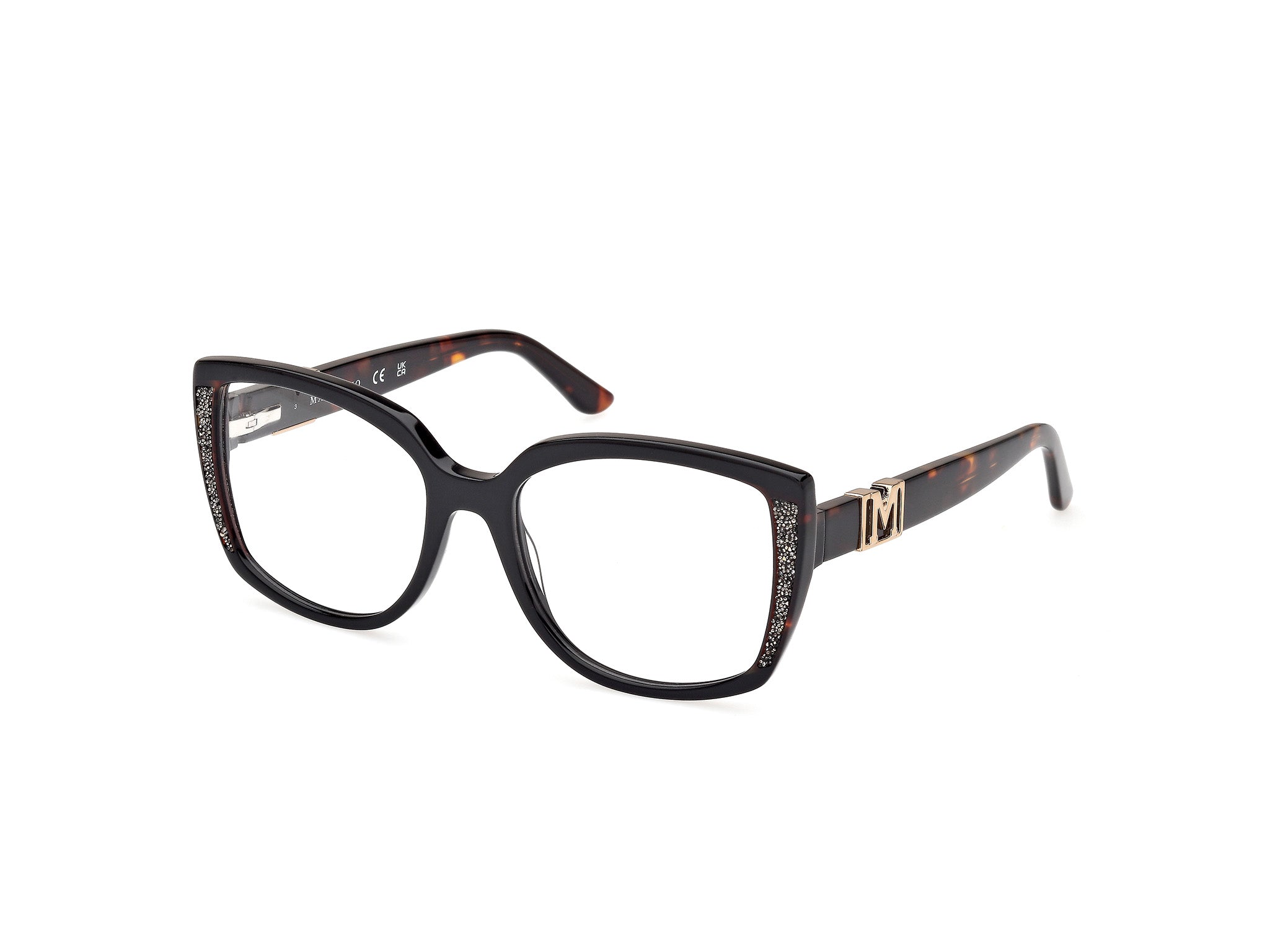 0889214509567 - Damen GM50012 5 Rahmen von BRILLEN Acetat Schwarz  Quadratisch Normal