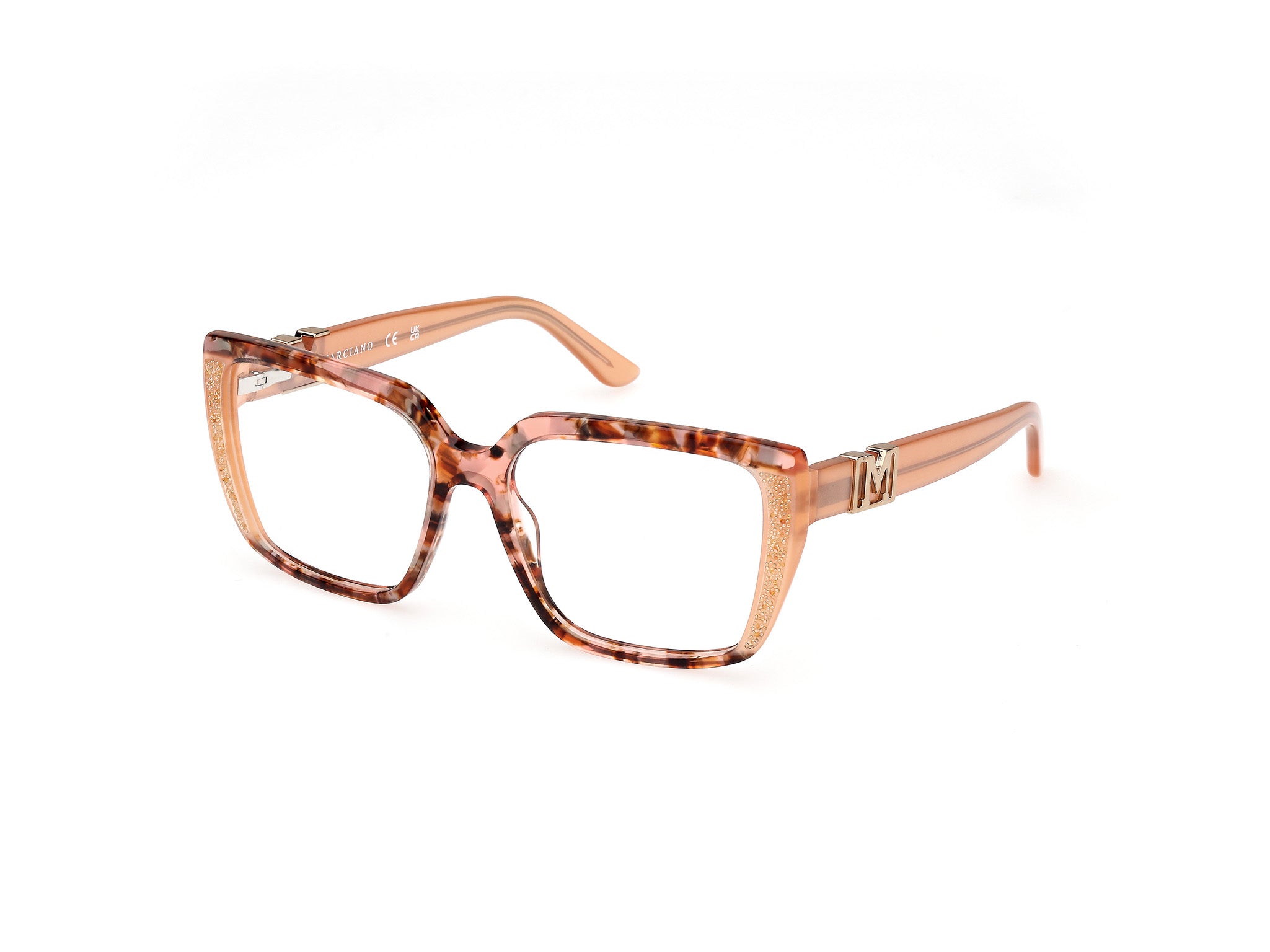 0889214509628 - Damen GM50013 44 Rahmen von BRILLEN Acetat Orange  Quadratisch Normal