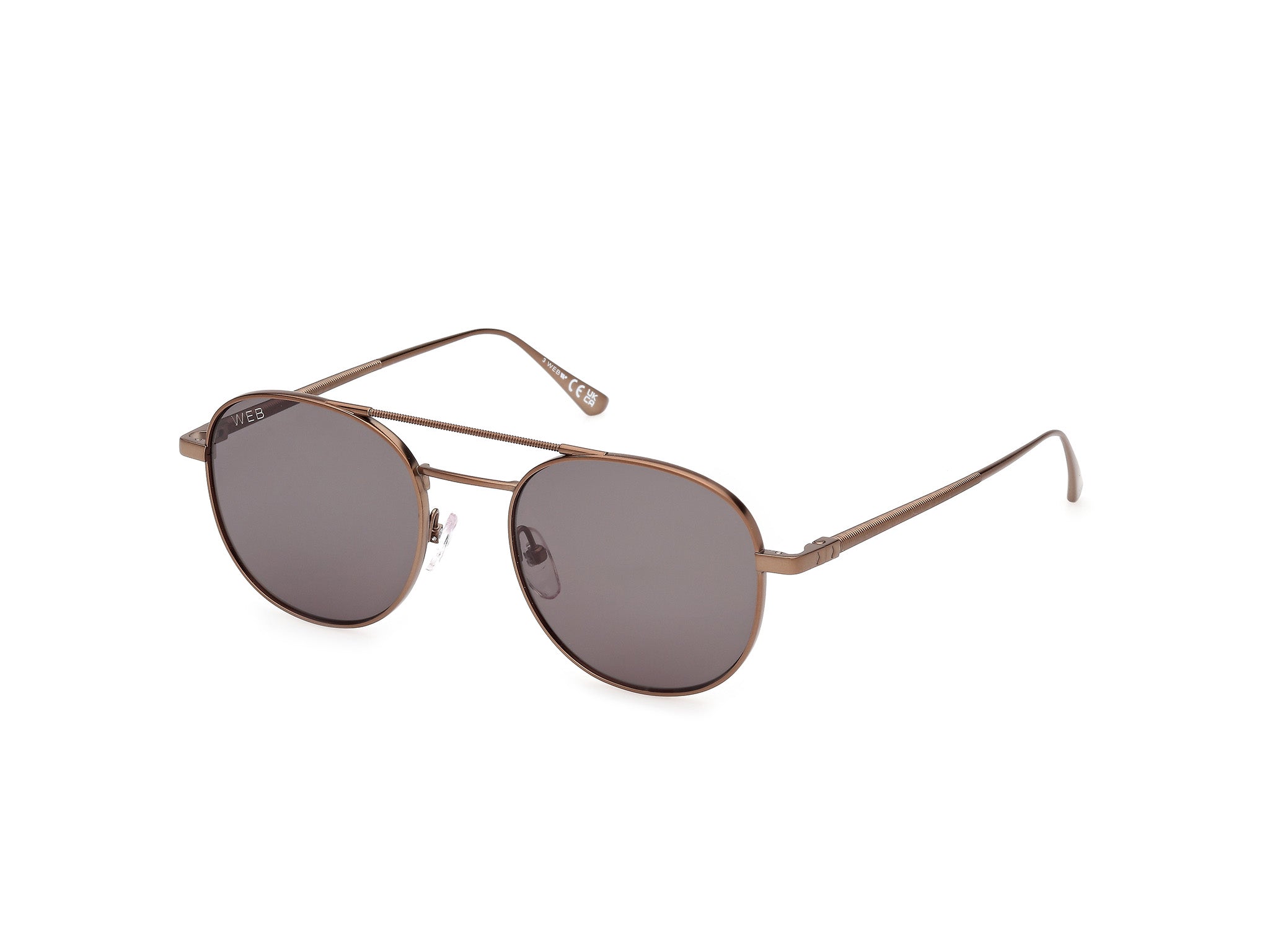 0889214513762 - Unisex WE0375 35N Gläser SONNENBRILLEN Titan Bronze Grün Rund Normal