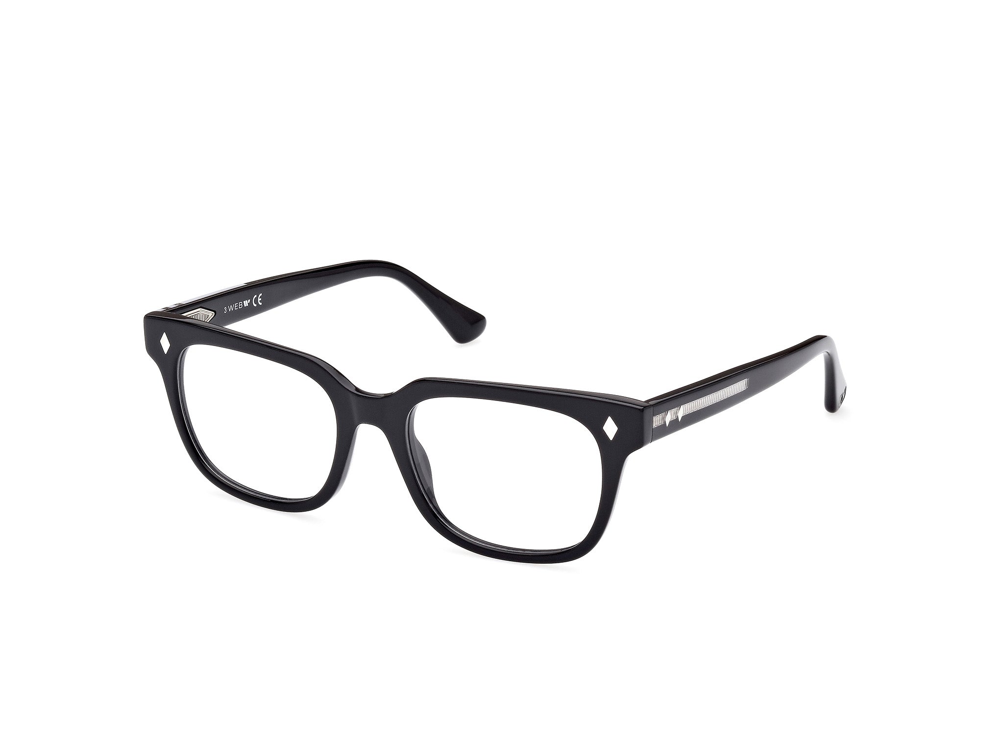 0889214515544 - Unisex WE5397 1 Rahmen von BRILLEN Acetat Schwarz  Quadratisch Normal