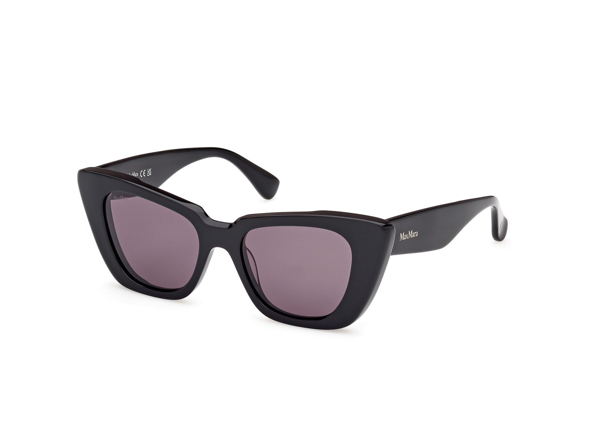 0889214516343 - Damen MM0099 GLIMPSE5 01A Gläser SONNENBRILLEN Acetat Schwarz Rauch Schmetterling Normal