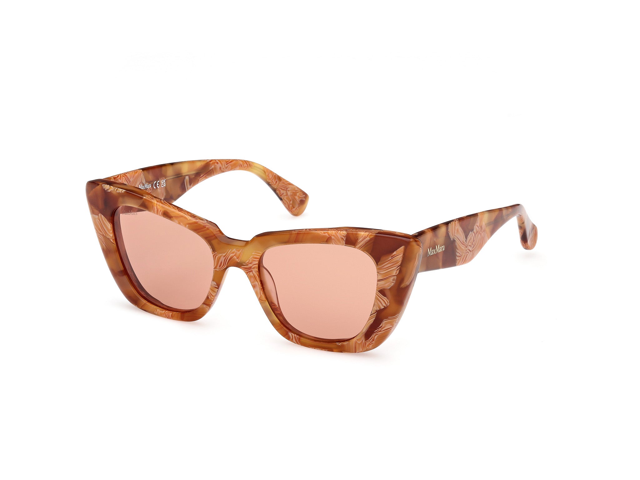 0889214516367 - Damen MM0099 GLIMPSE5 56E Gläser SONNENBRILLEN Acetat Havanna Braun Schmetterling Normal