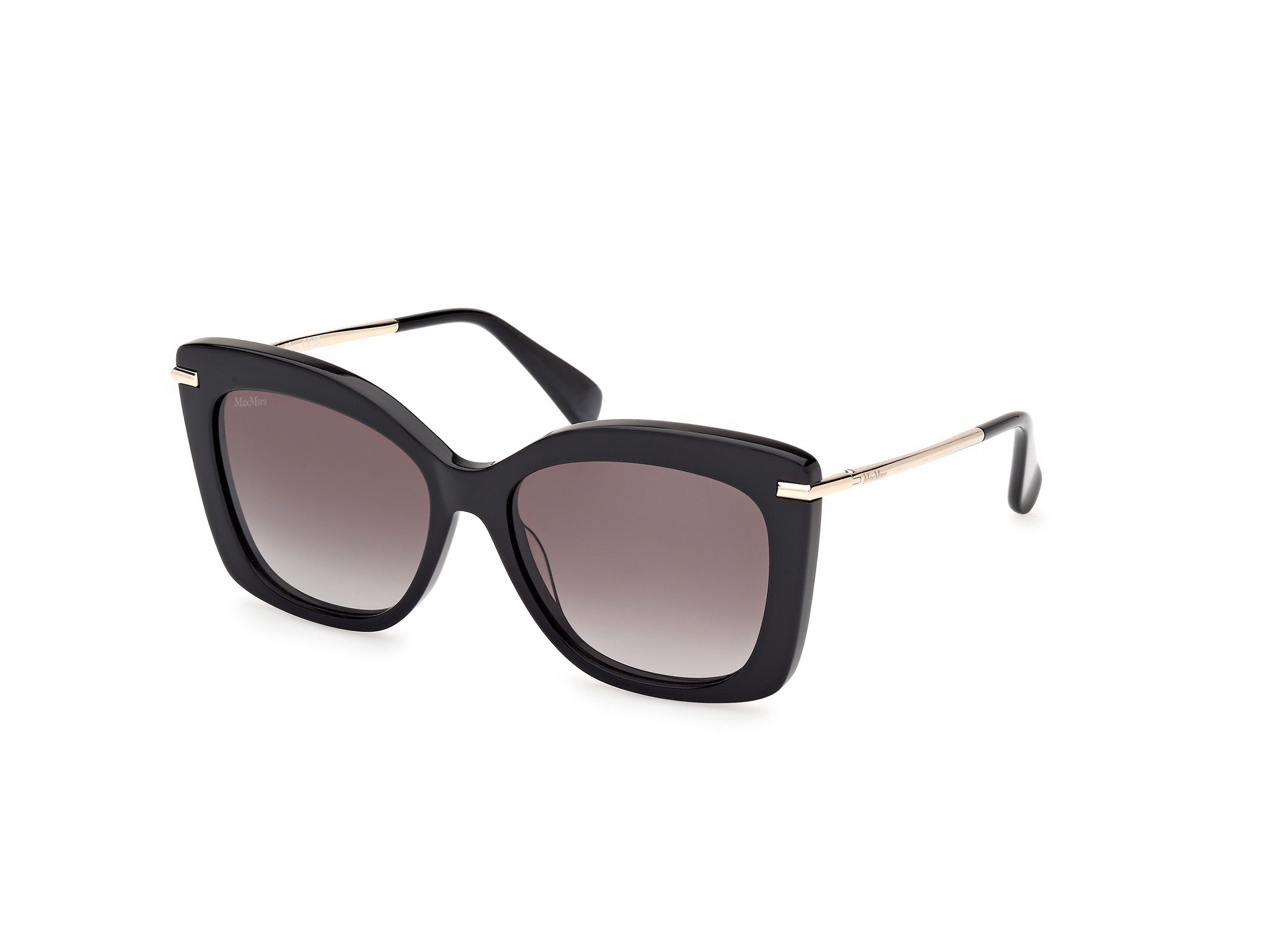 0889214516428 - Damen MM0101 BETH1 01B Gläser SONNENBRILLEN Acetat Schwarz Rauch Schmetterling Normal