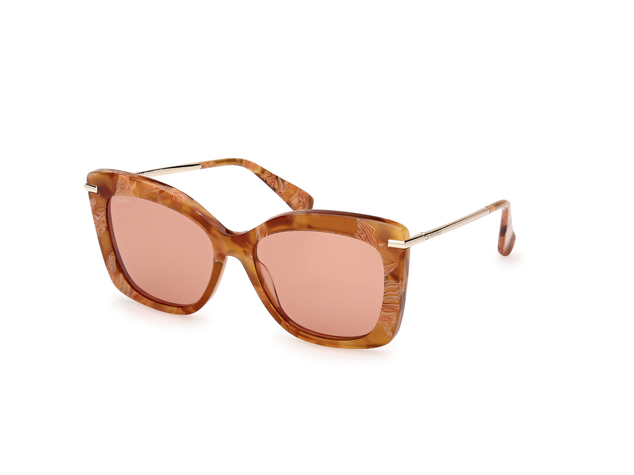 0889214516442 - Damen MM0101 BETH1 56E Gläser SONNENBRILLEN Acetat Havanna Braun Schmetterling Normal