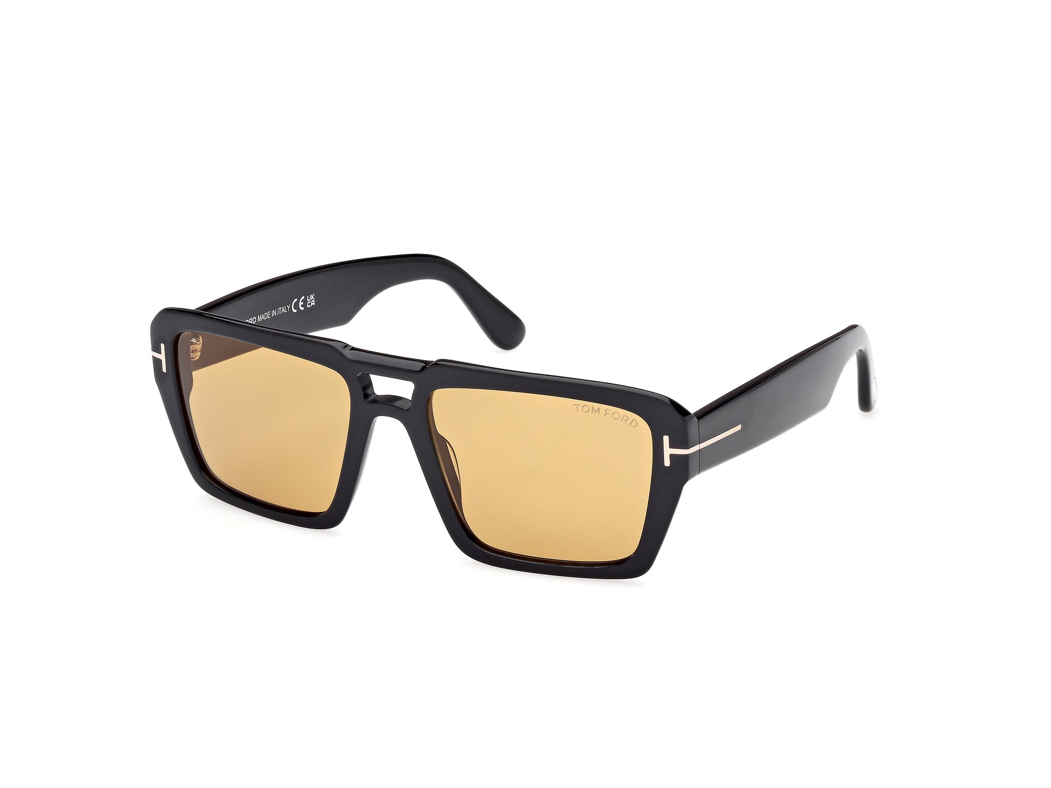 0889214520418 - TOM FORD Herren FT1153 REDFORD 01E Gläser SONNENBRILLEN Acetat Schwarz Braun Quadratisch Normal