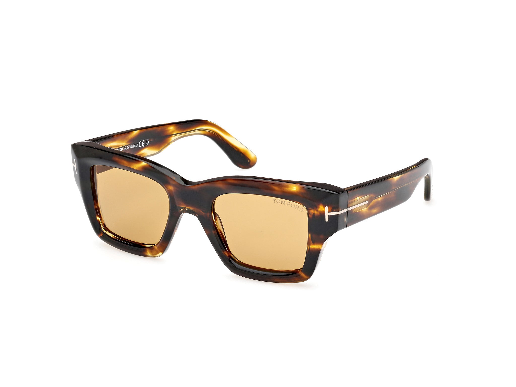 0889214520463 - TOM FORD Herren FT1154 ILIAS 52E Gläser SONNENBRILLEN Acetat   Quadratisch Normal