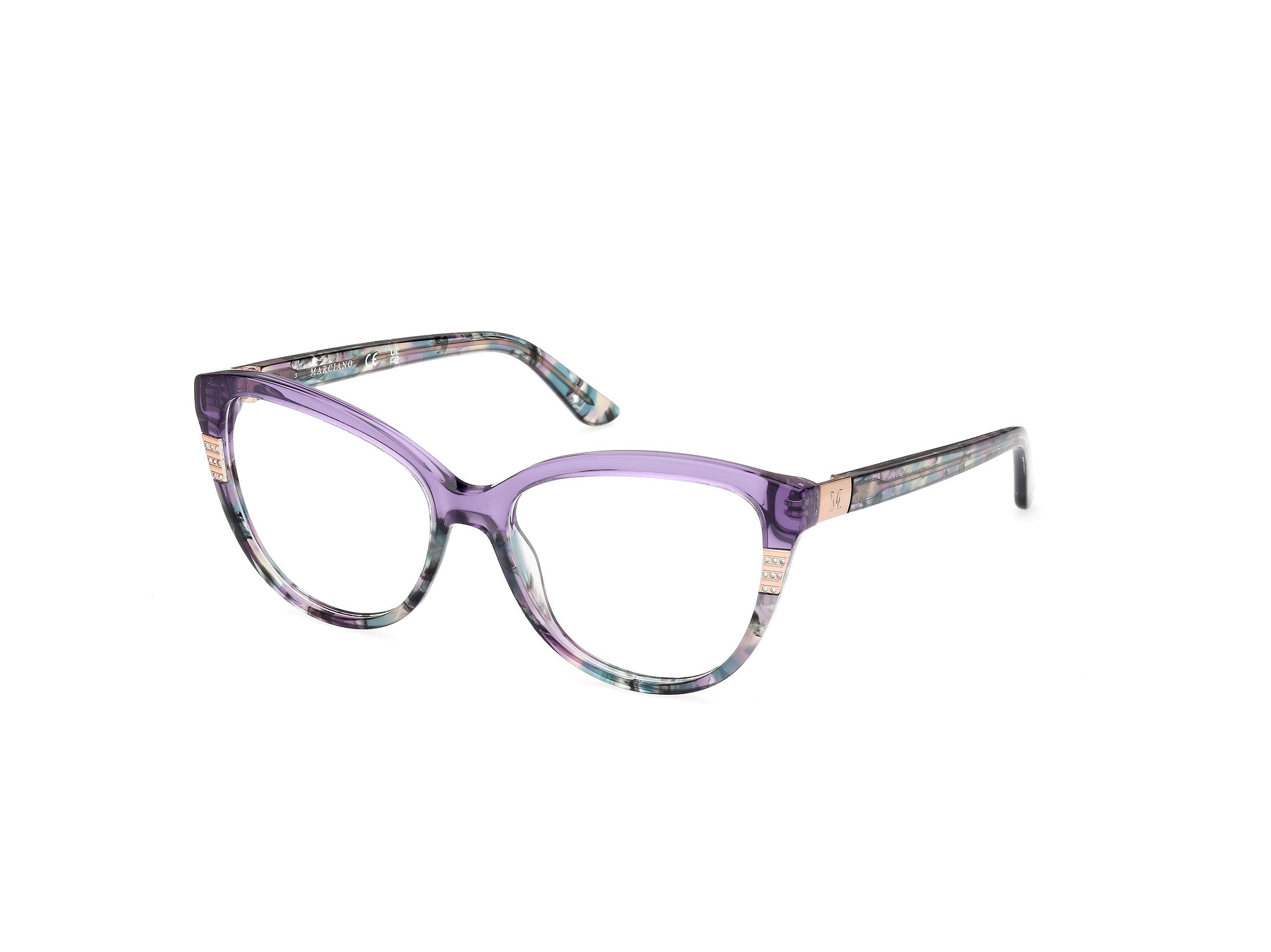 0889214520661 - Damen GM50011 81 Rahmen von BRILLEN Acetat Violett  Cat Eye Normal