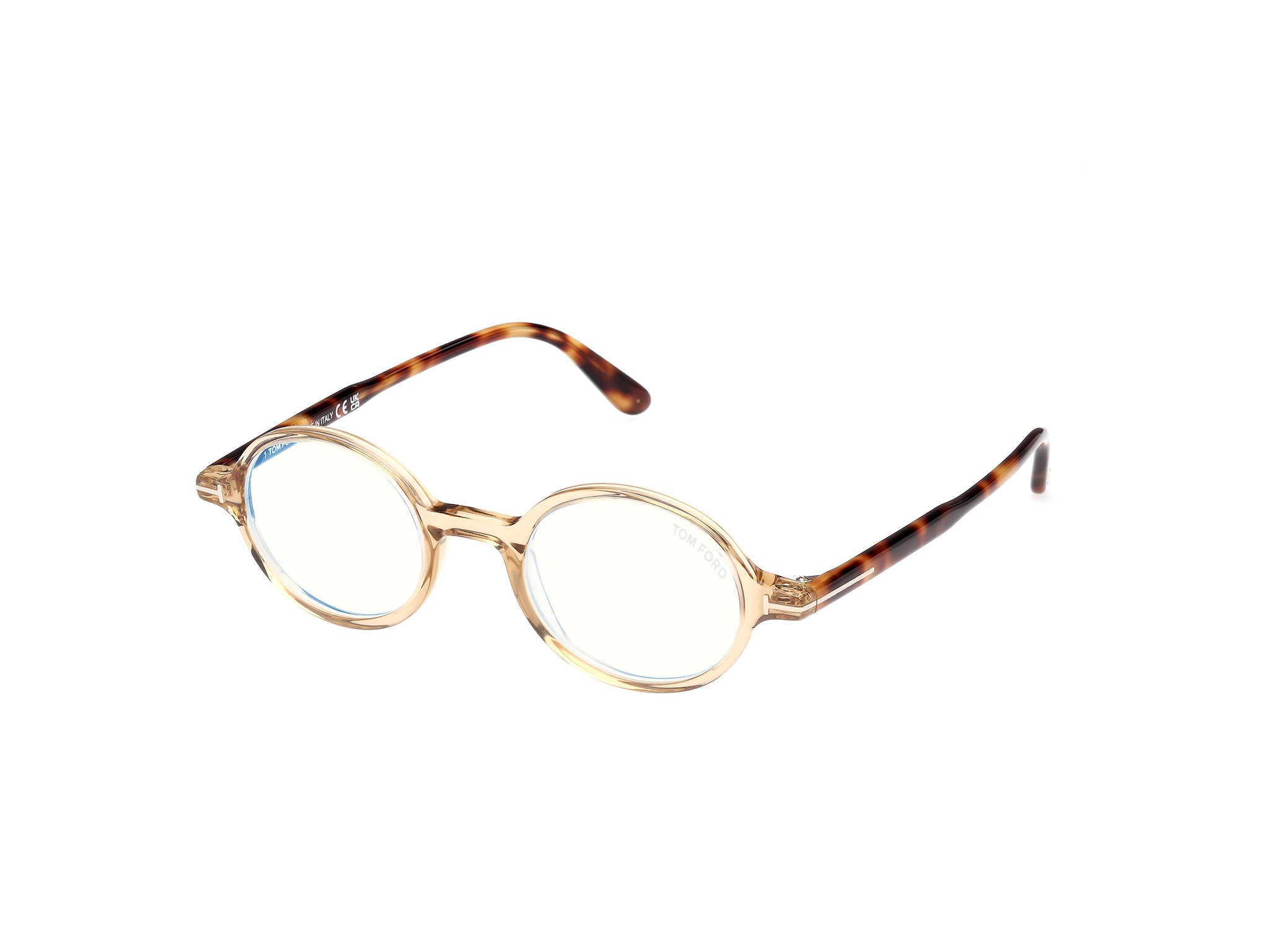 0889214522290 - TOM FORD Herren FT5975-B 45 Rahmen von BRILLEN Acetat Braun  Rund Normal