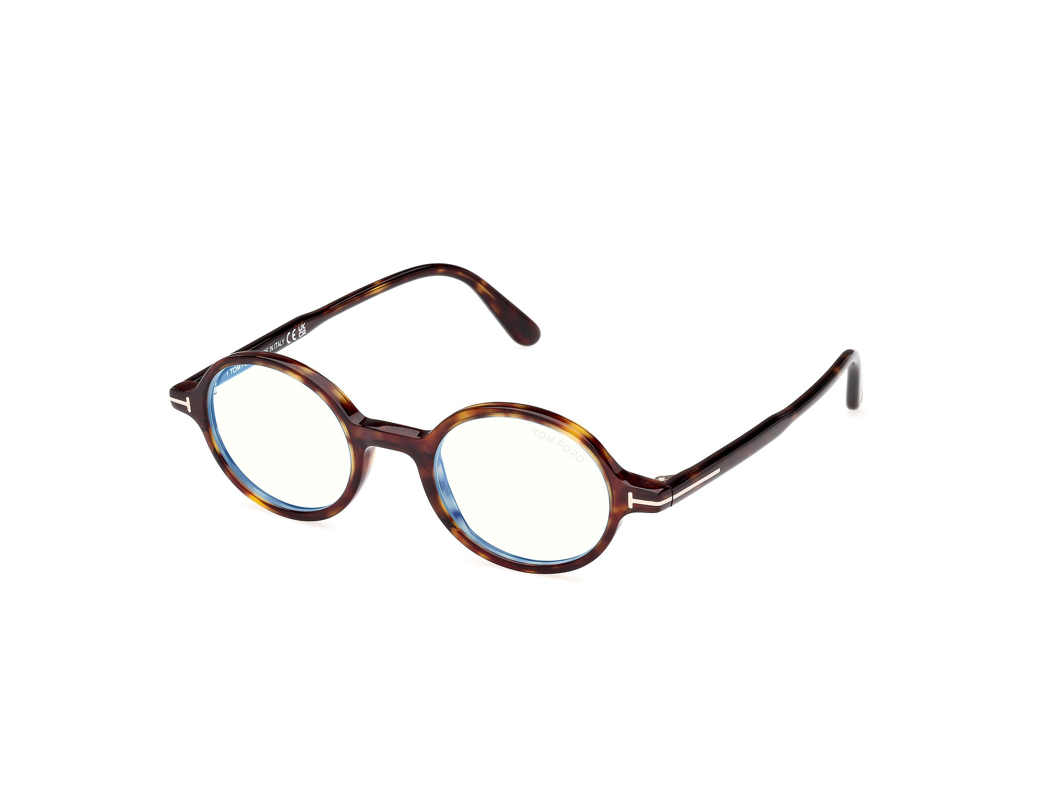 0889214522306 - TOM FORD Herren FT5975-B 52 Rahmen von BRILLEN Acetat Havanna  Rund Normal