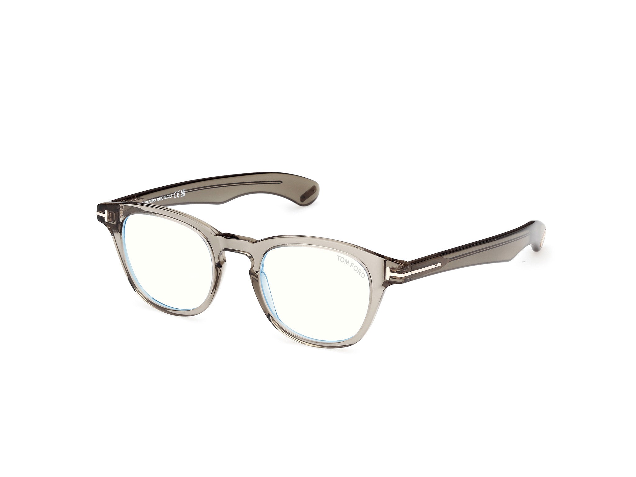 0889214522344 - TOM FORD Herren FT5976-B 93 Rahmen von BRILLEN Acetat Grün  Rund Normal