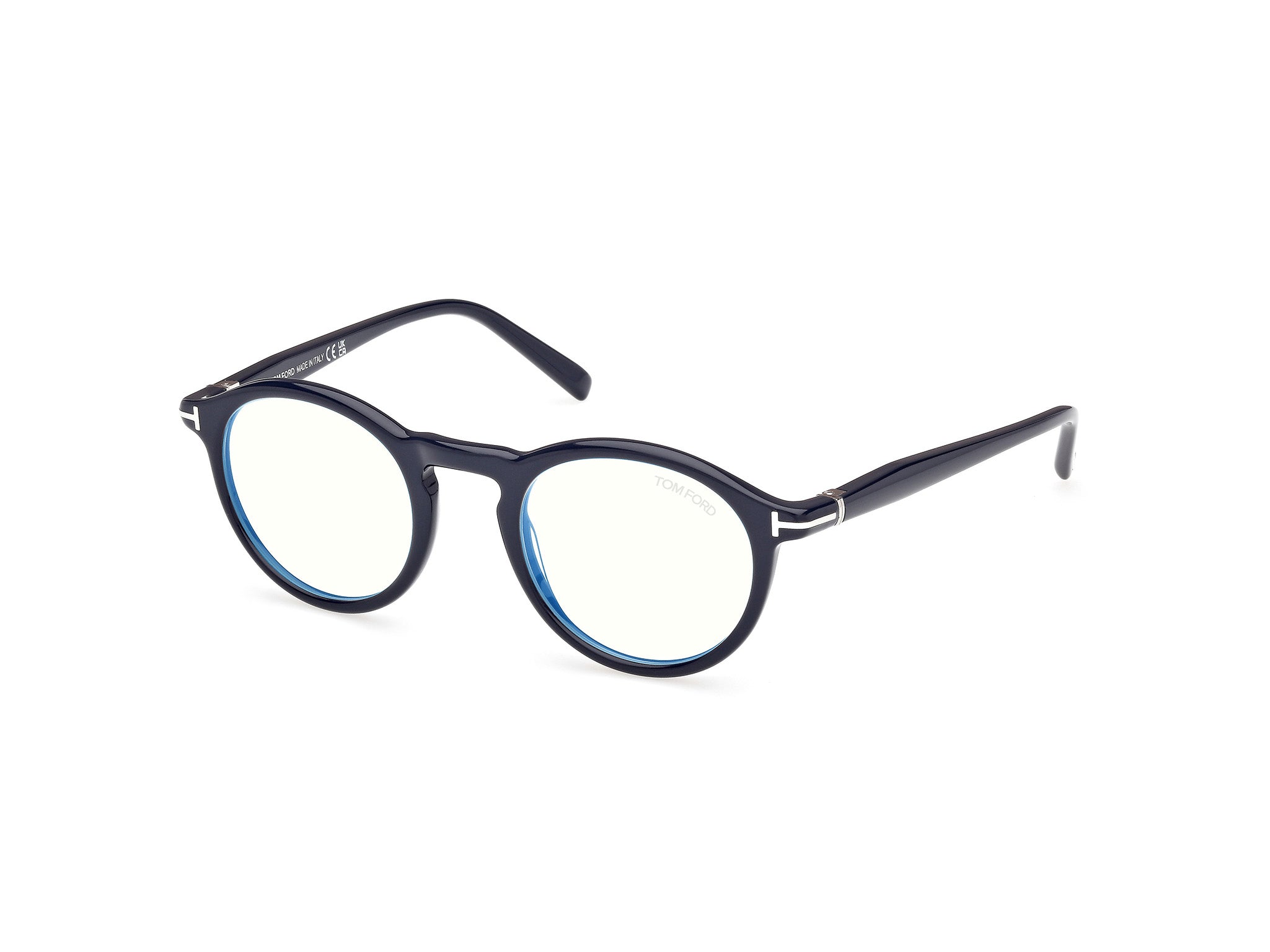 0889214522504 - TOM FORD Herren FT5979-B 90 Rahmen von BRILLEN Acetat Blau  Rund Normal