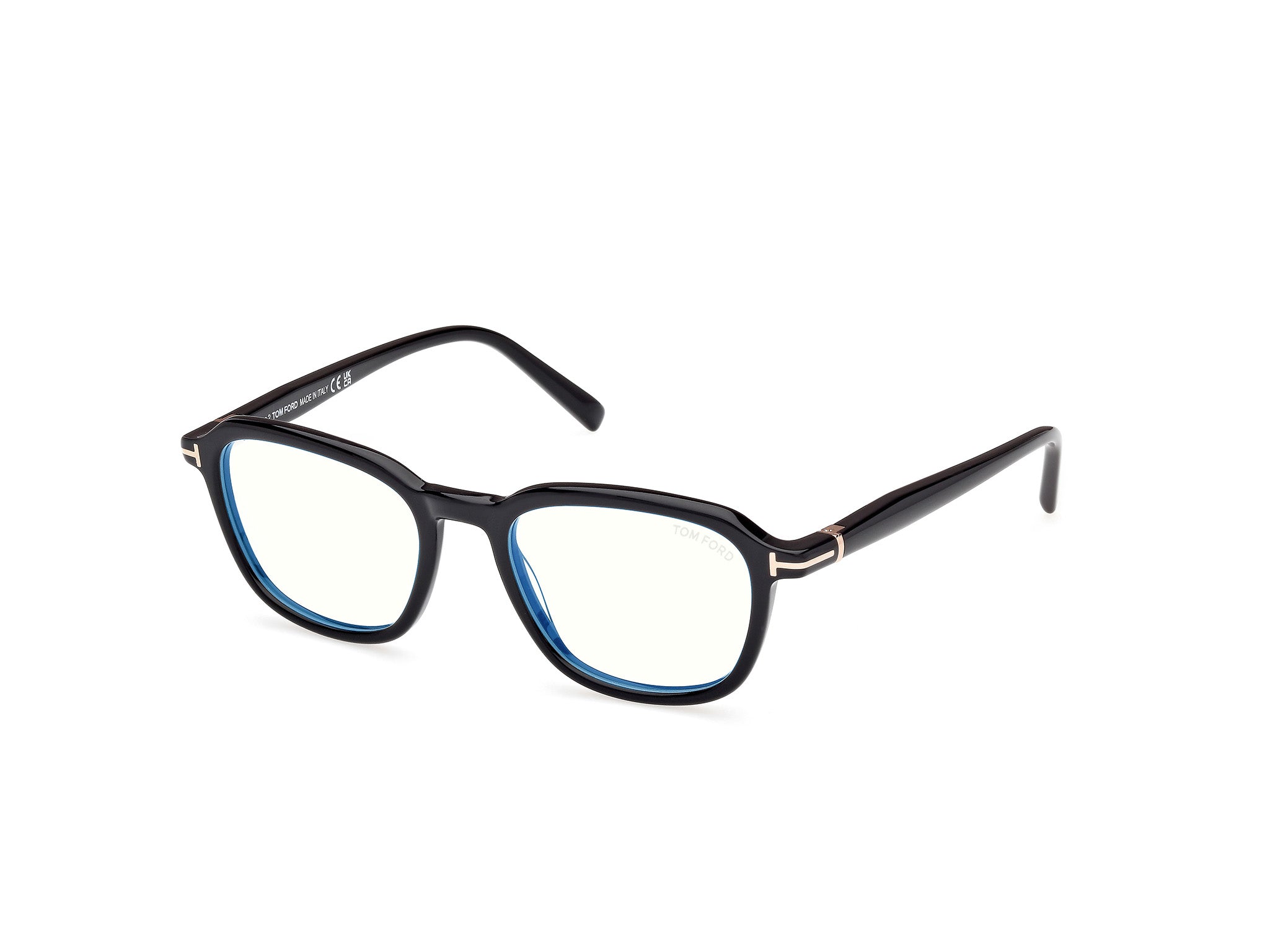 0889214522511 - TOM FORD Herren FT5980-B 1 Rahmen von BRILLEN Acetat Schwarz  Quadratisch Normal