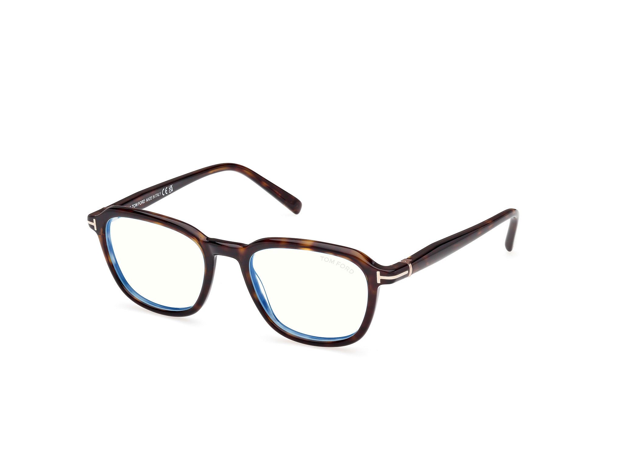 0889214522528 - TOM FORD Herren FT5980-B 52 Rahmen von BRILLEN Acetat Havanna  Quadratisch Normal