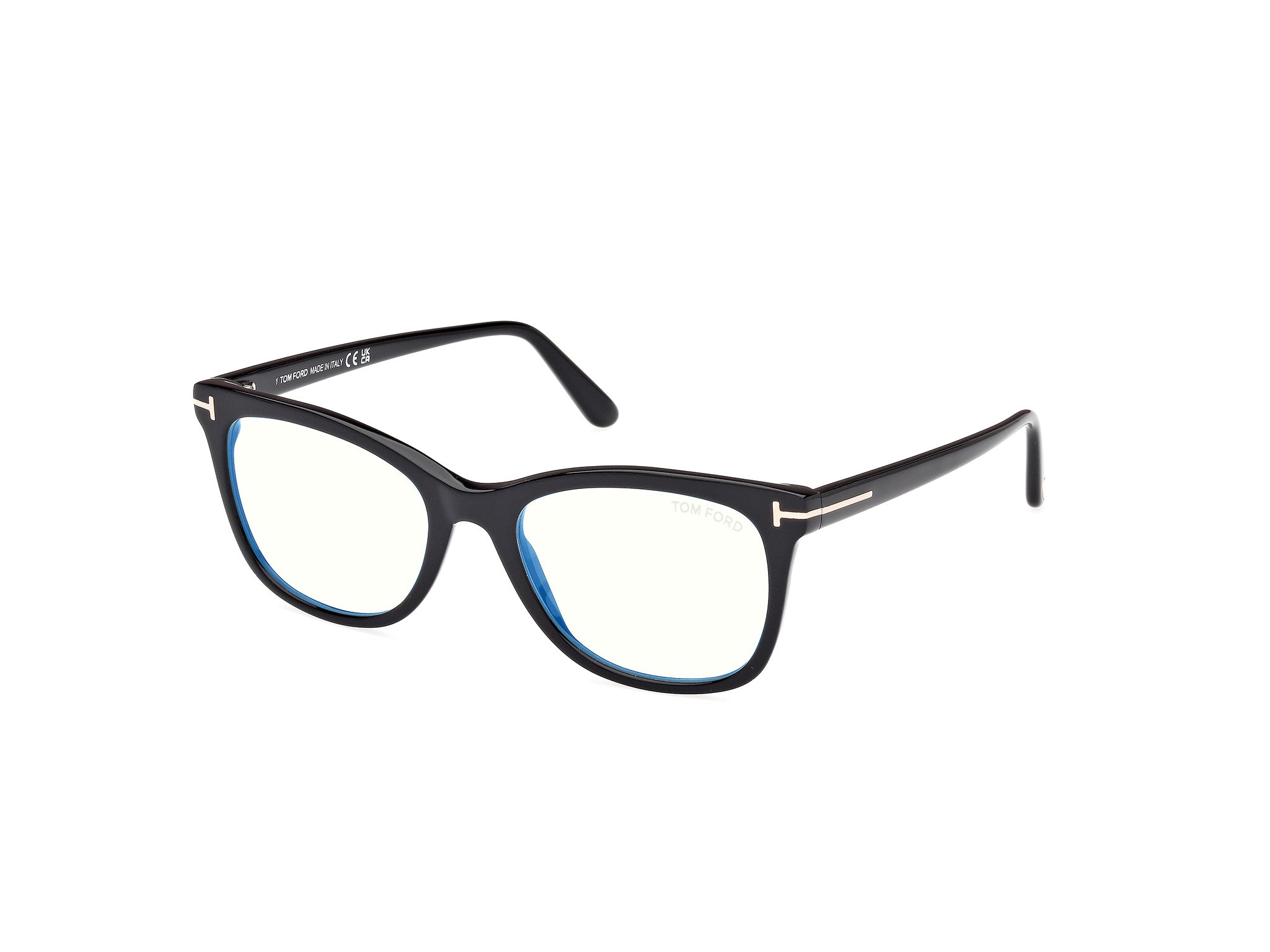 0889214522696 - TOM FORD Damen FT5986-B 1 Rahmen von BRILLEN Acetat Schwarz  Quadratisch Normal