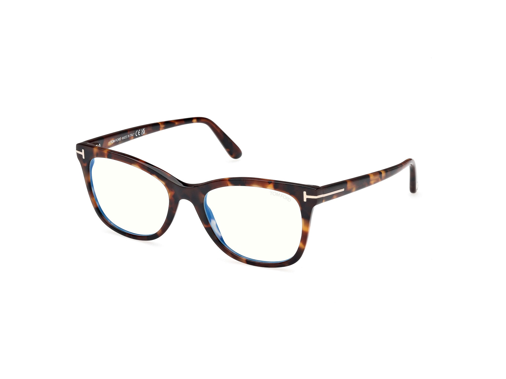 0889214522702 - TOM FORD Damen FT5986-B 52 Rahmen von BRILLEN Acetat Havanna  Quadratisch Normal