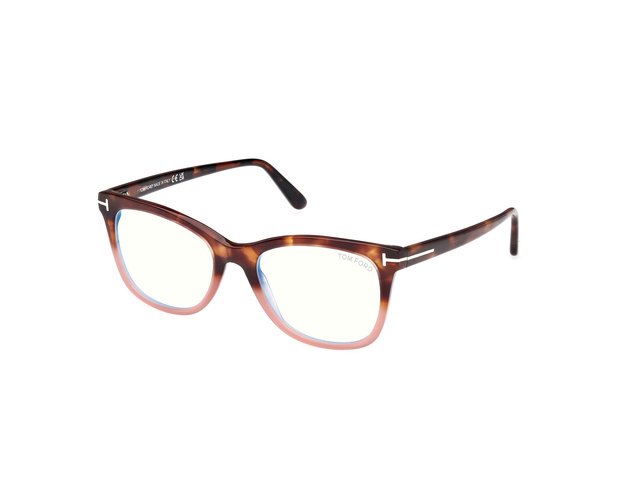 0889214522726 - TOM FORD Damen FT5986-B 56 Rahmen von BRILLEN Acetat Havanna  Quadratisch Normal