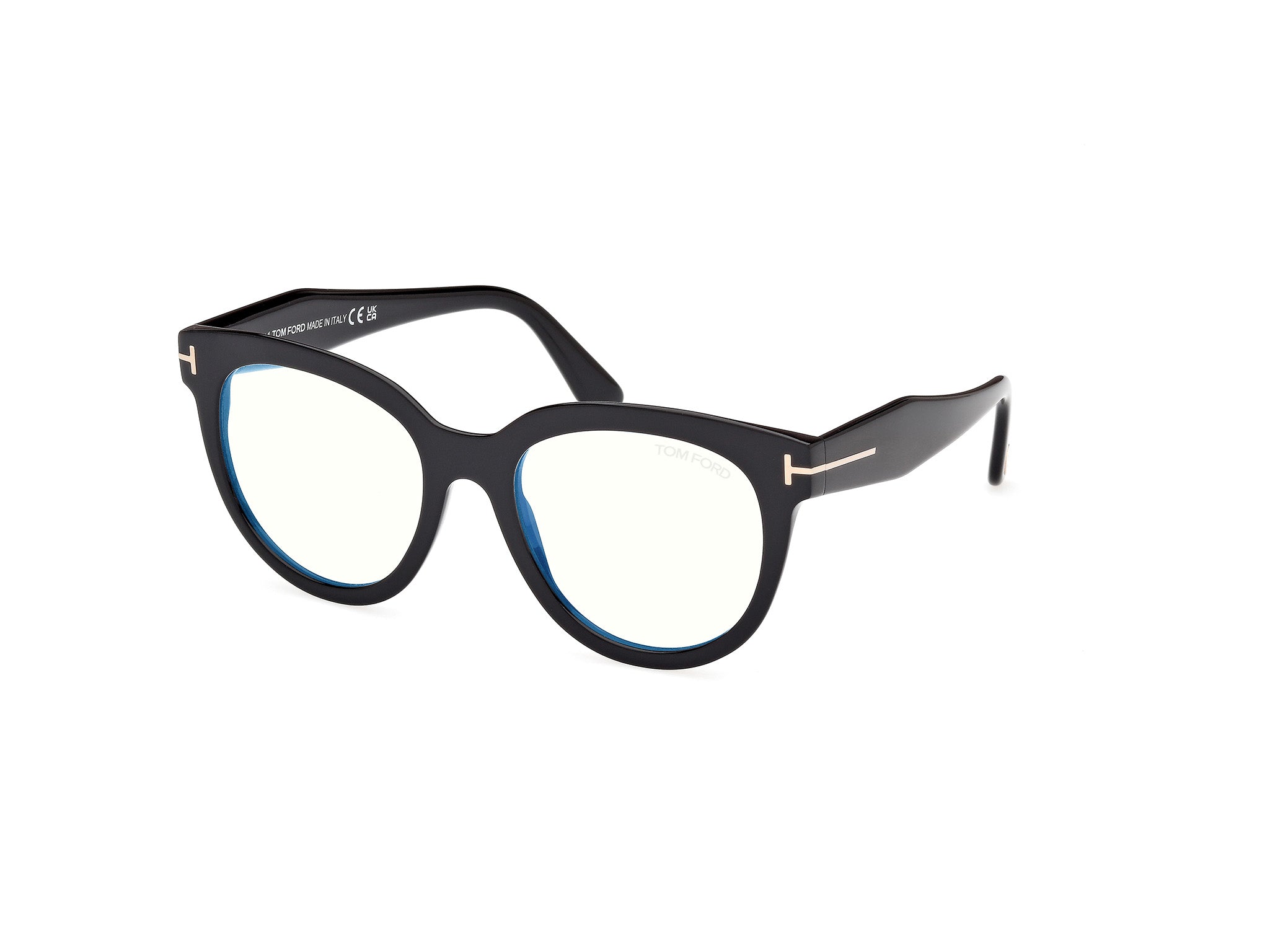 0889214522733 - TOM FORD Damen FT5987-B 1 Rahmen von BRILLEN Acetat Schwarz  Schmetterling Normal