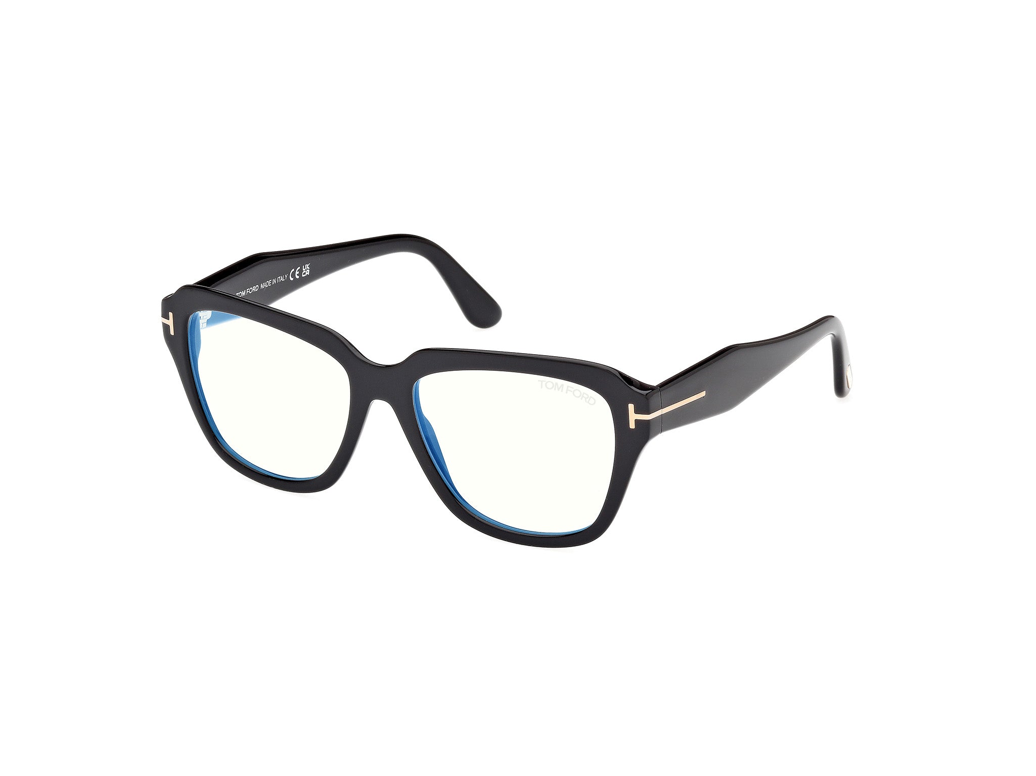 0889214522771 - TOM FORD Damen FT5988-B 1 Rahmen von BRILLEN Acetat Schwarz  Quadratisch Normal