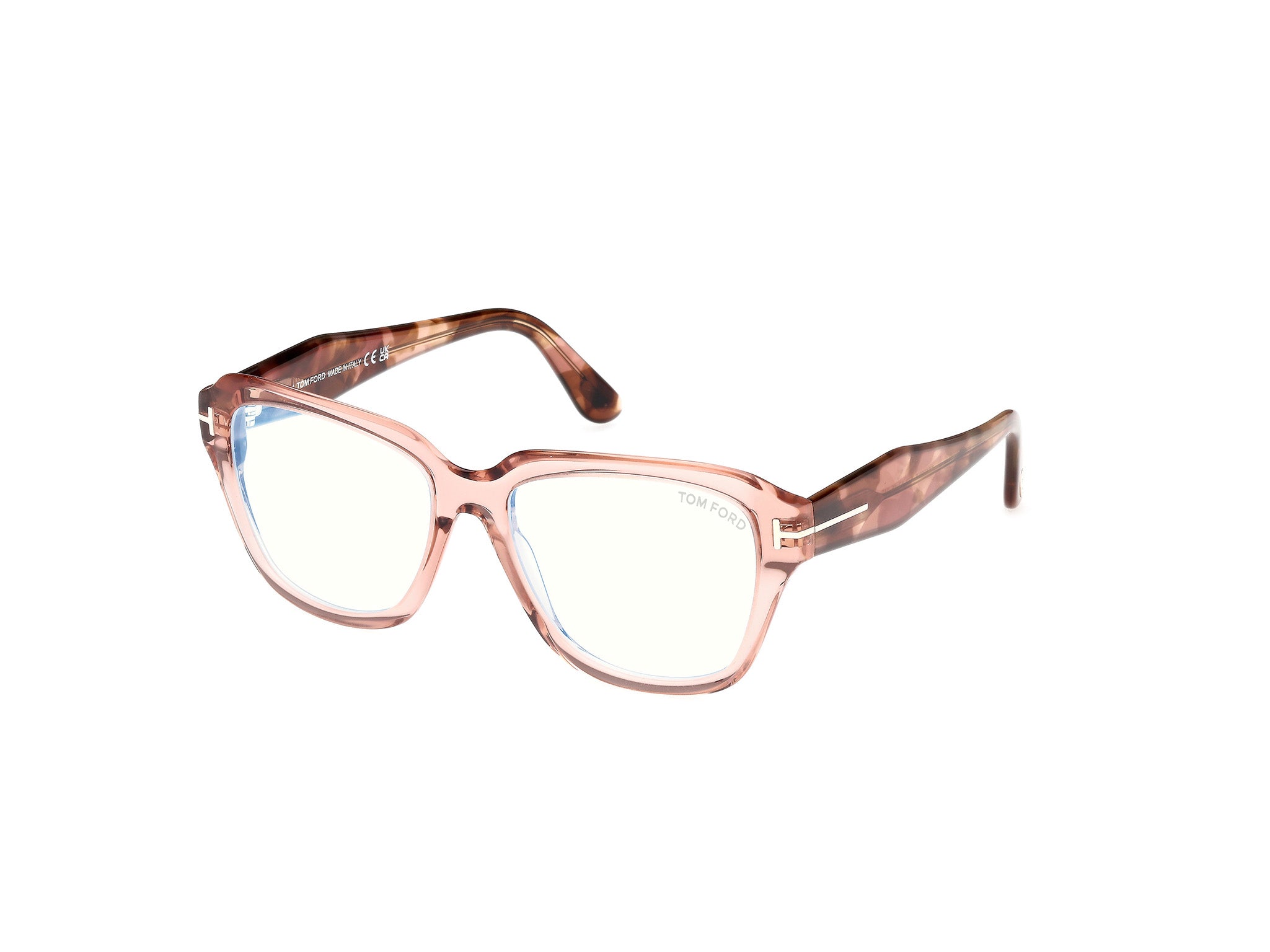 0889214522801 - TOM FORD Damen FT5988-B 72 Rahmen von BRILLEN Acetat Rosa  Quadratisch Normal