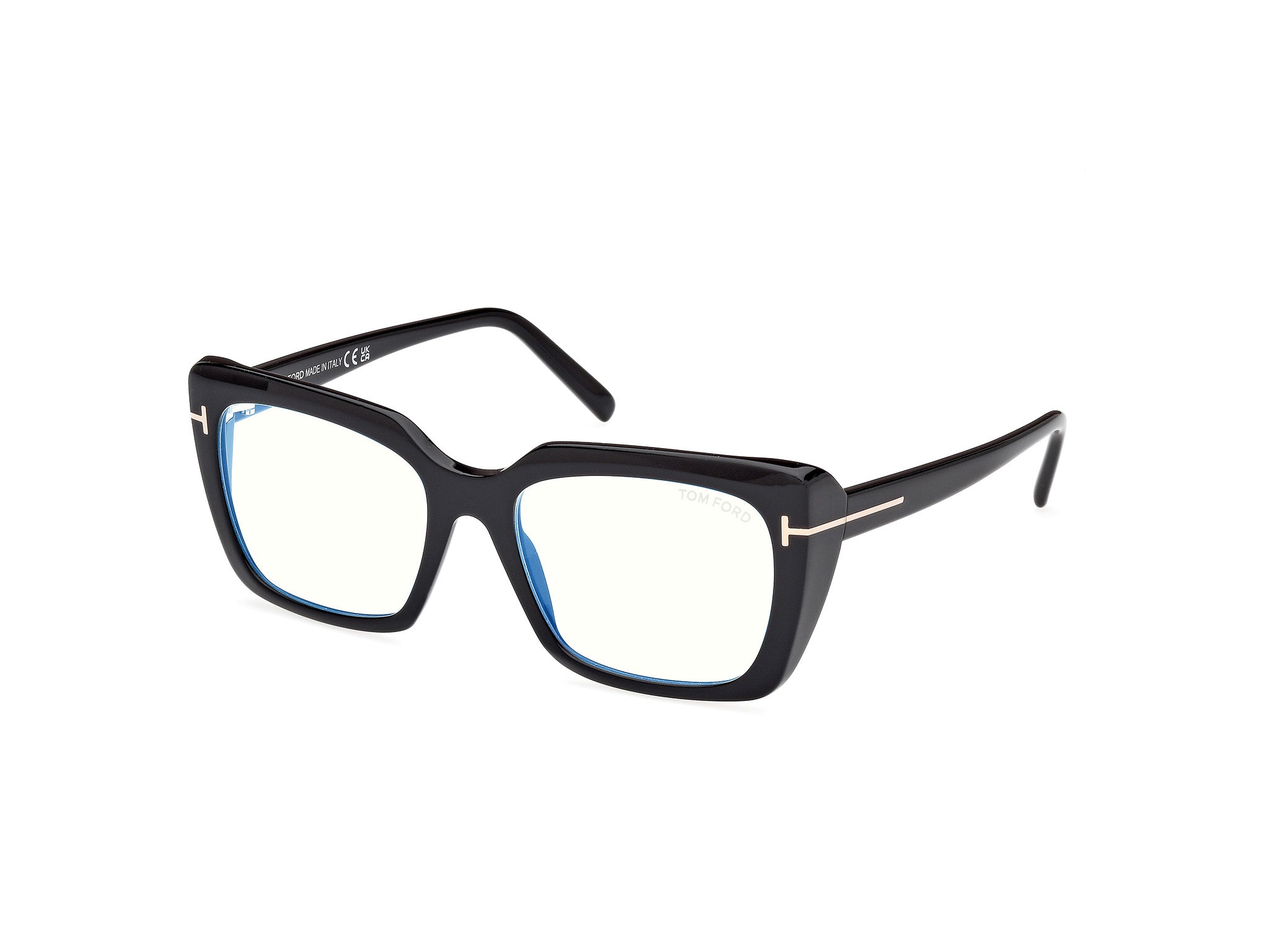 0889214522931 - TOM FORD Damen FT5992-B 1 Rahmen von BRILLEN Acetat Schwarz  Quadratisch Normal