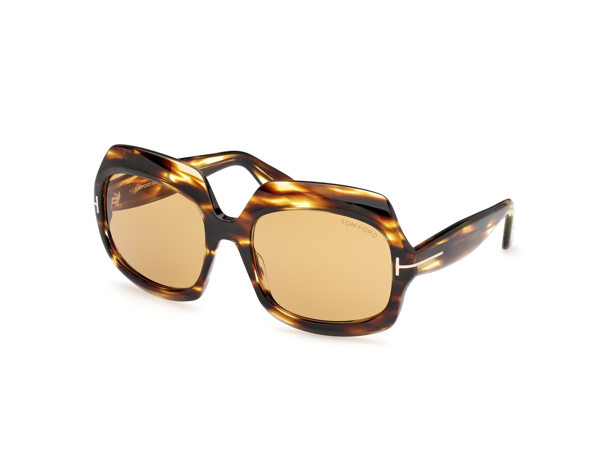 0889214524935 - TOM FORD Damen FT1155 REN 52E Gläser SONNENBRILLEN Acetat   Geometrisch Normal